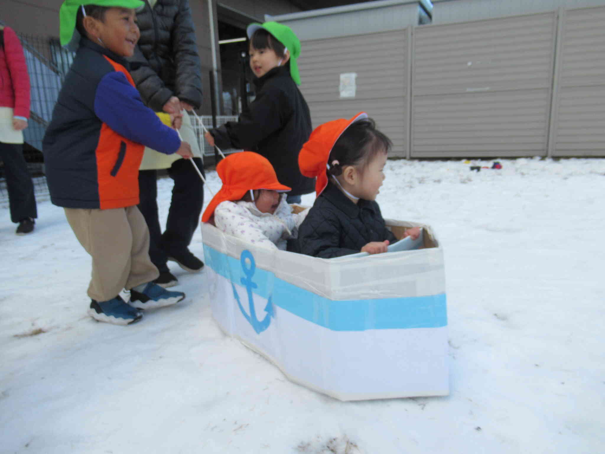 そりすべり～！！