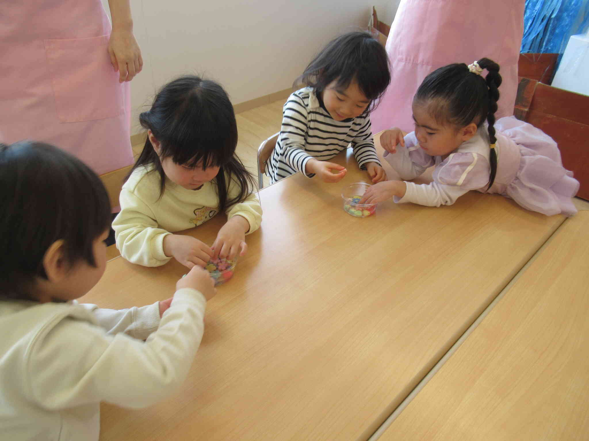 可愛いお麩も観察したよ！