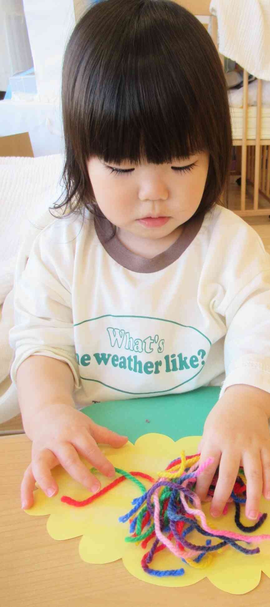 ひよこ組の１月の製作では・・・