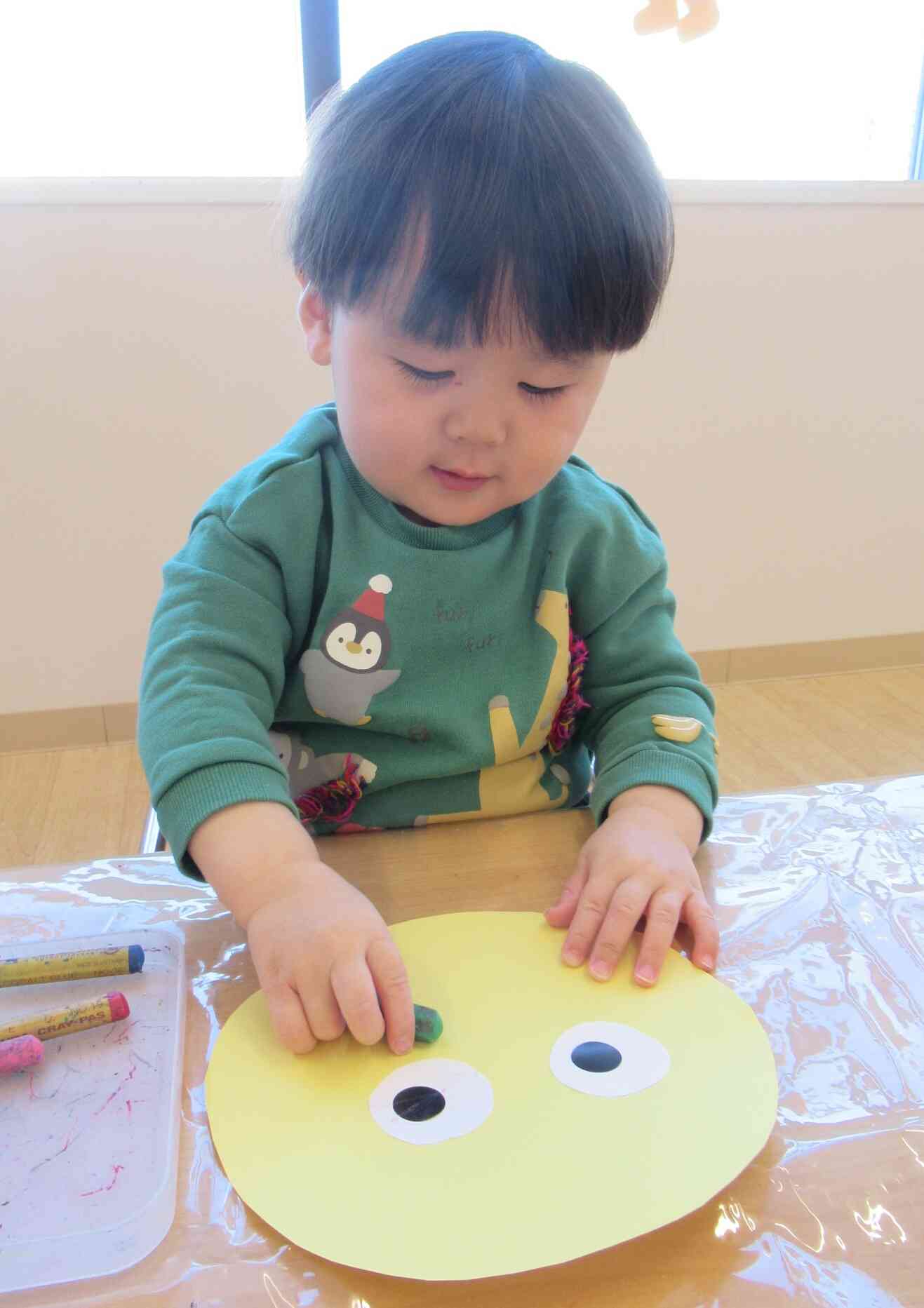 ここに描いてみようかな。