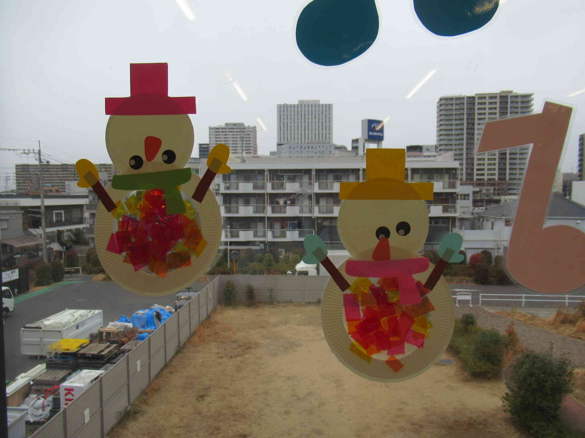 ☆1歳児 雪だるま製作☆