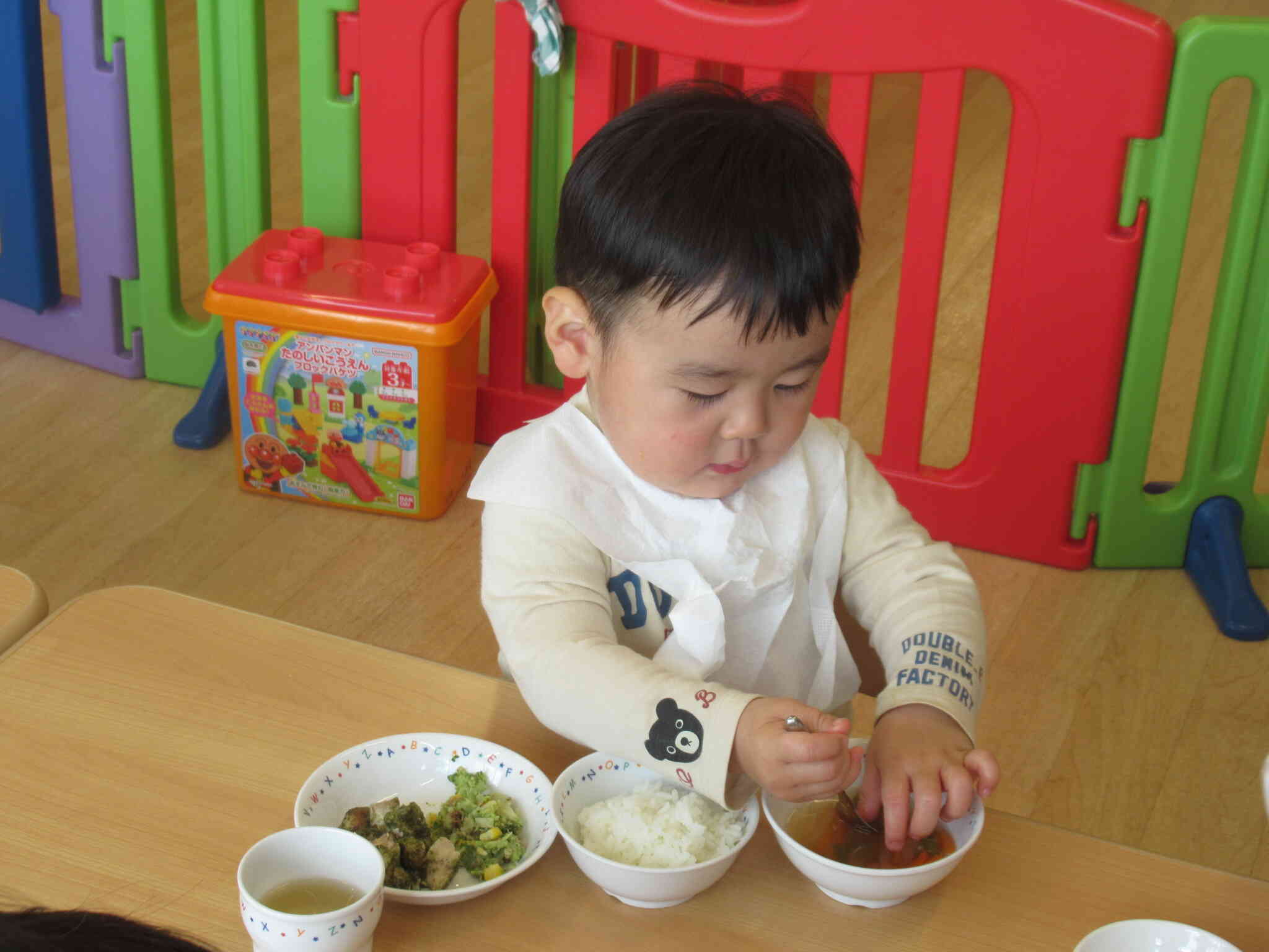 野菜も食べられるよ！