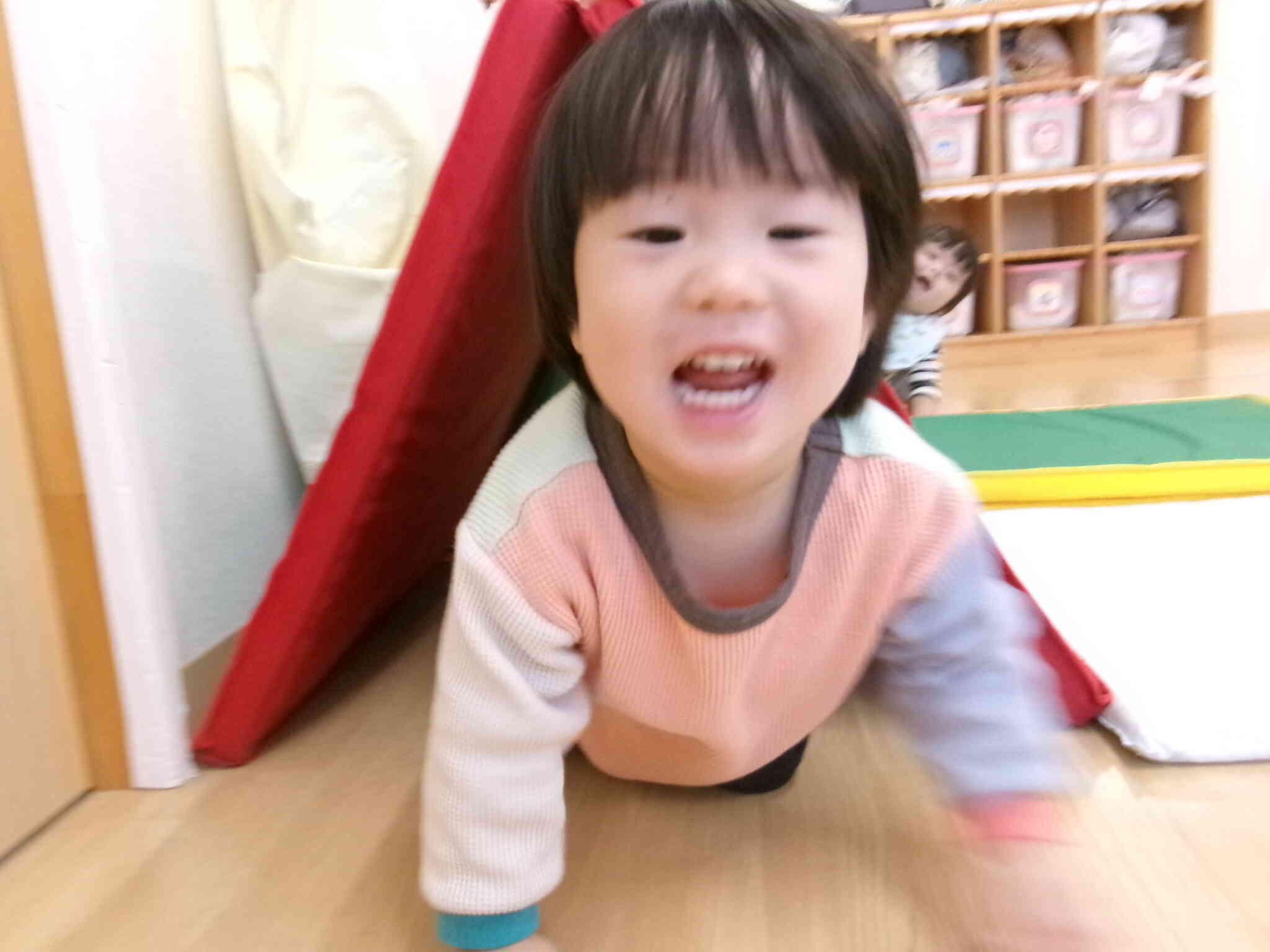 トンネル楽しいよ！