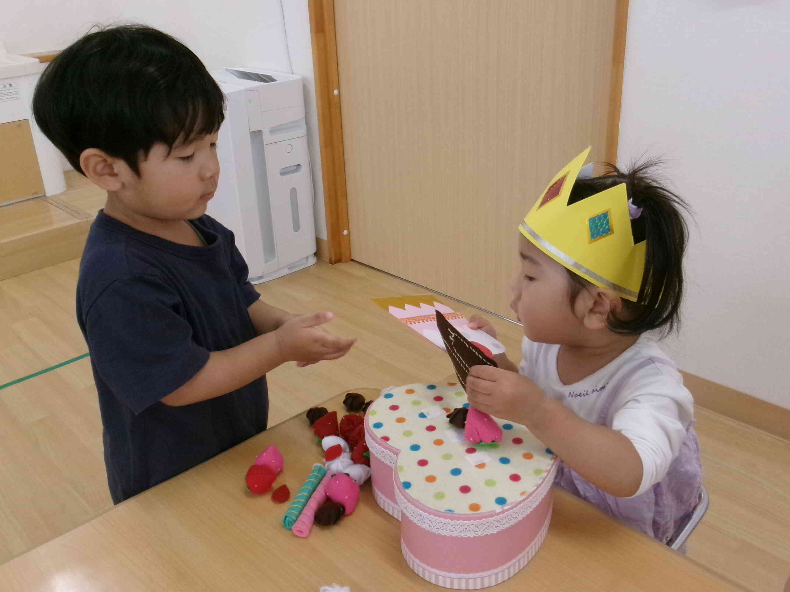 「おめでとう」とカードを渡してくれました。