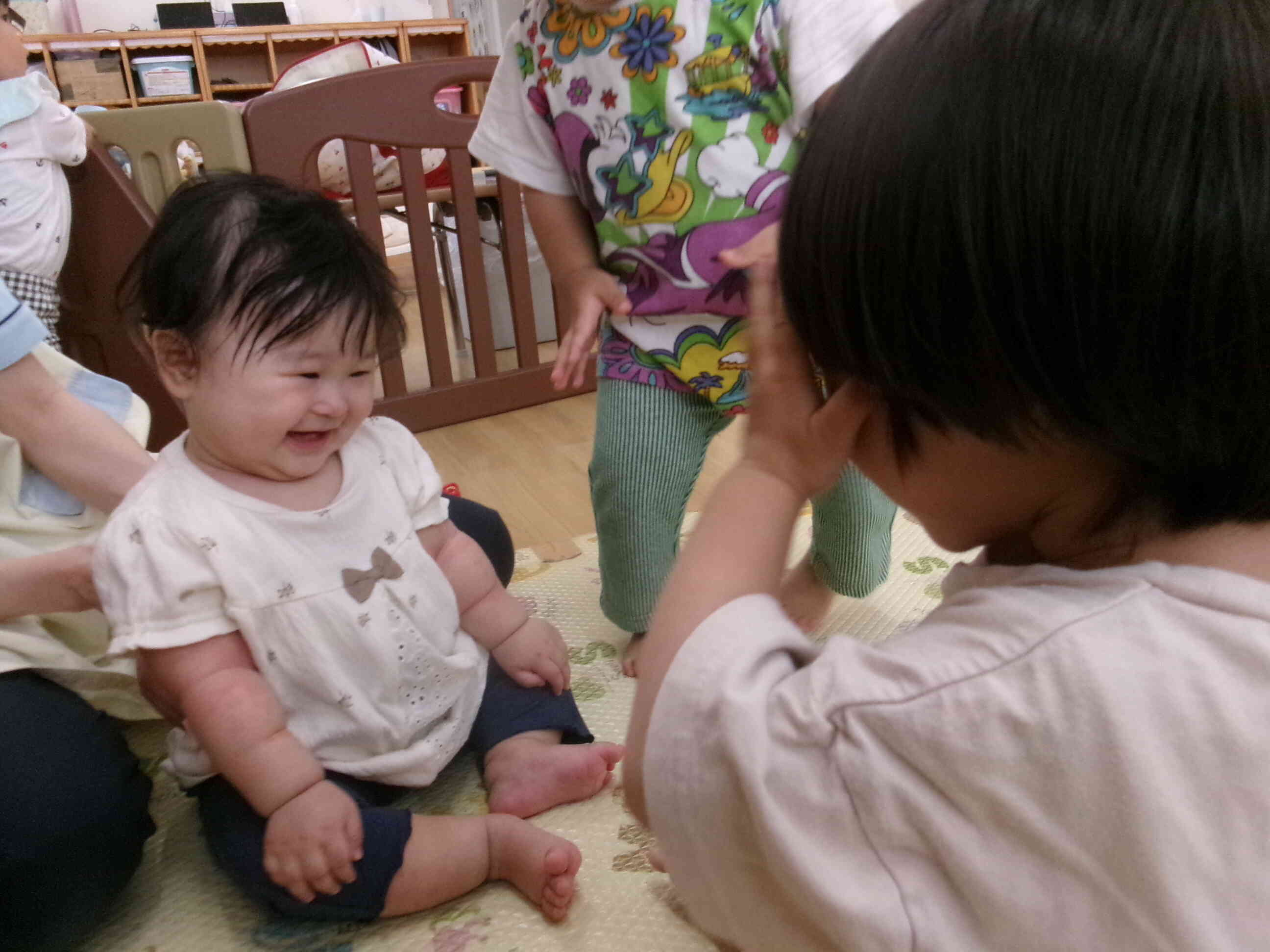 合同保育の様子（０歳児）