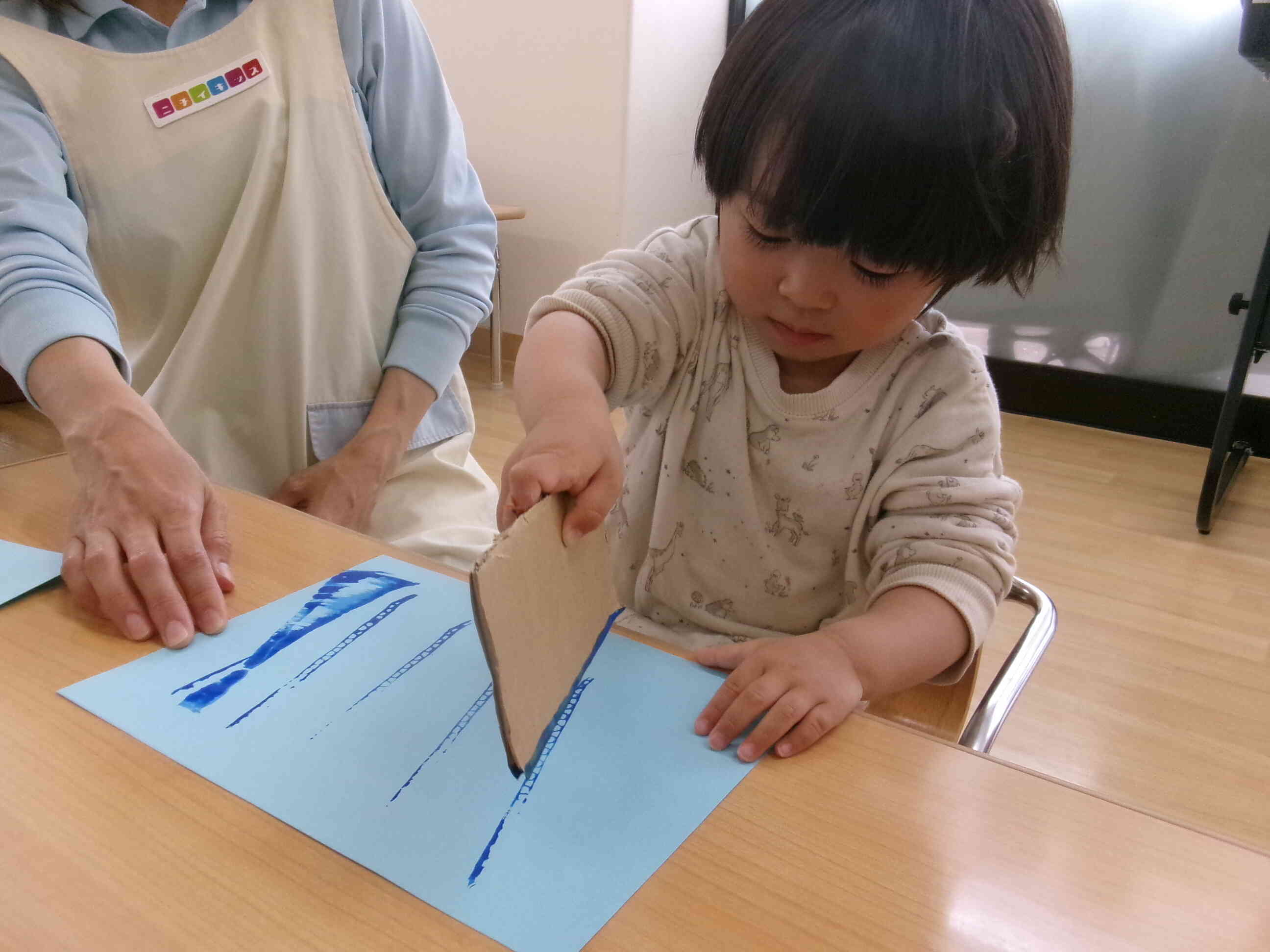 何に見えるかな？？うさぎ組（２歳児）