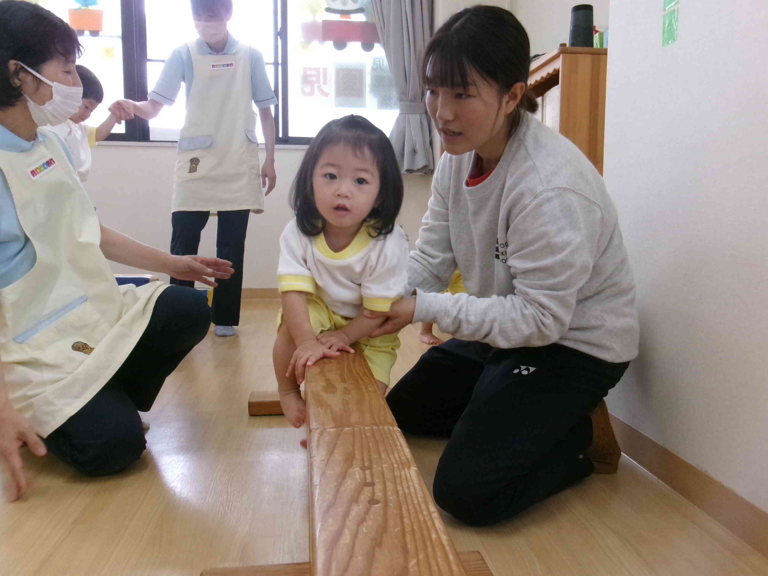 体育教室の様子（１歳児）