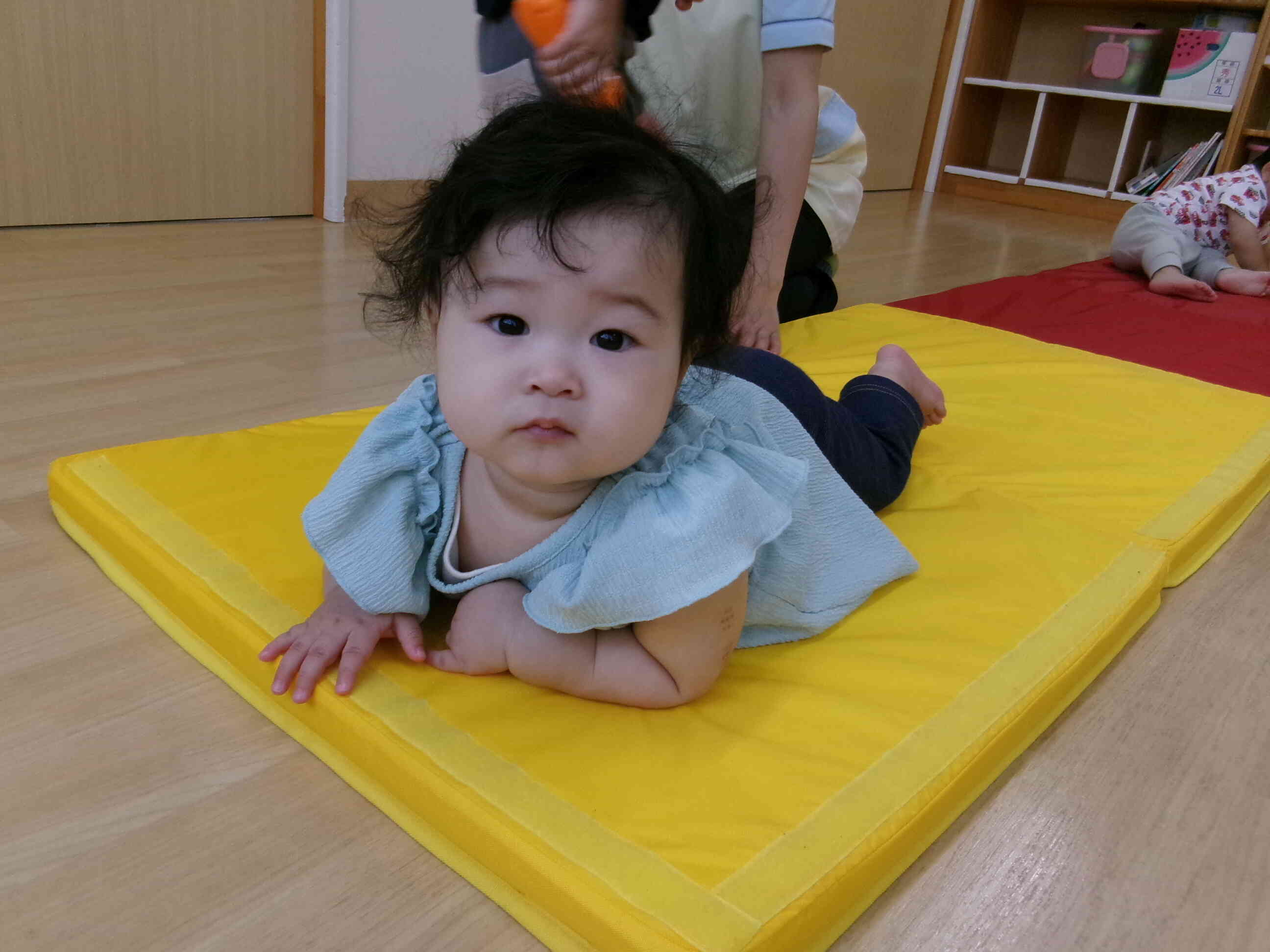 マットの上でちょっと休憩・・・