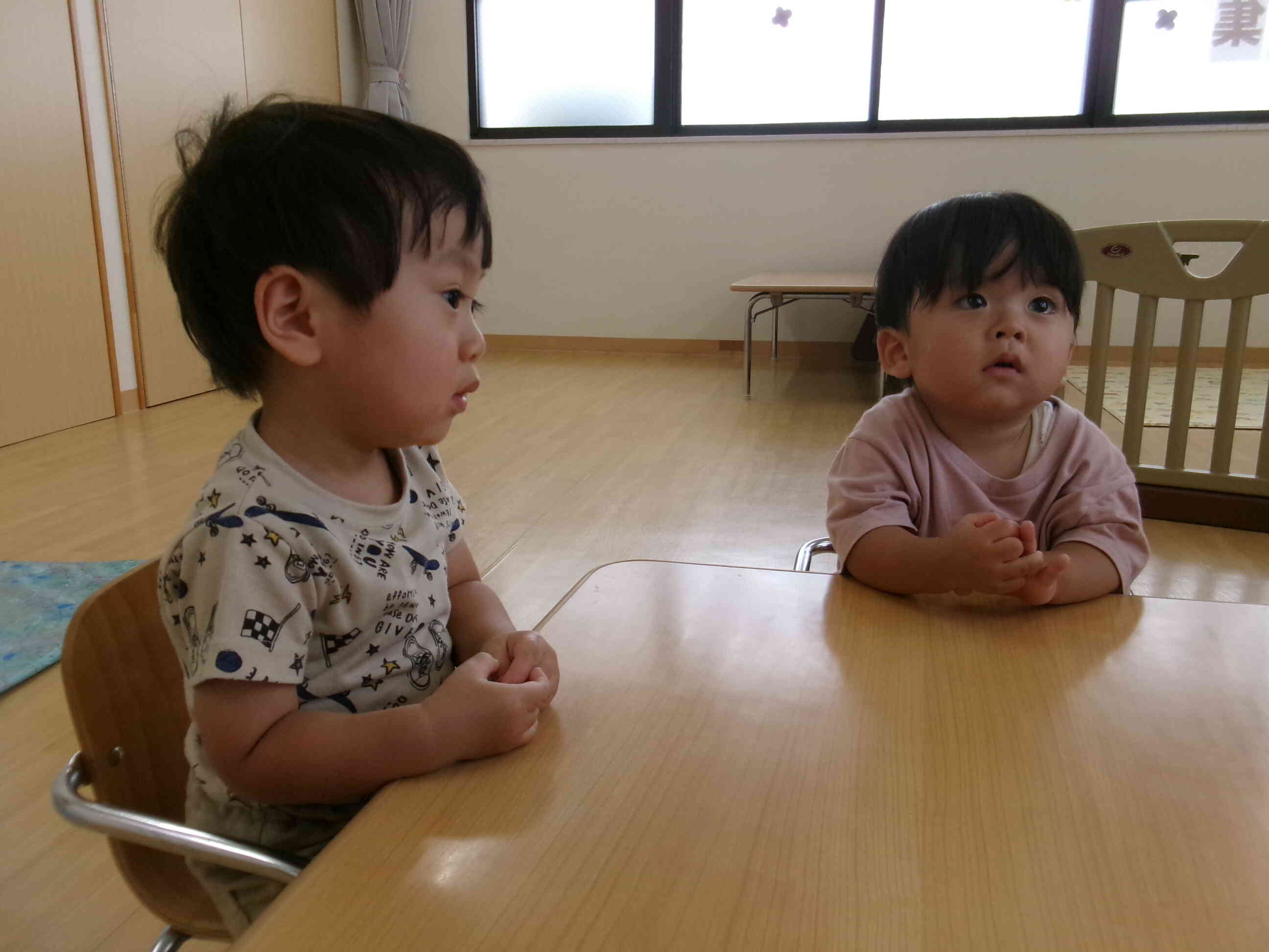 かめのポーズは難しいなぁ・・・
