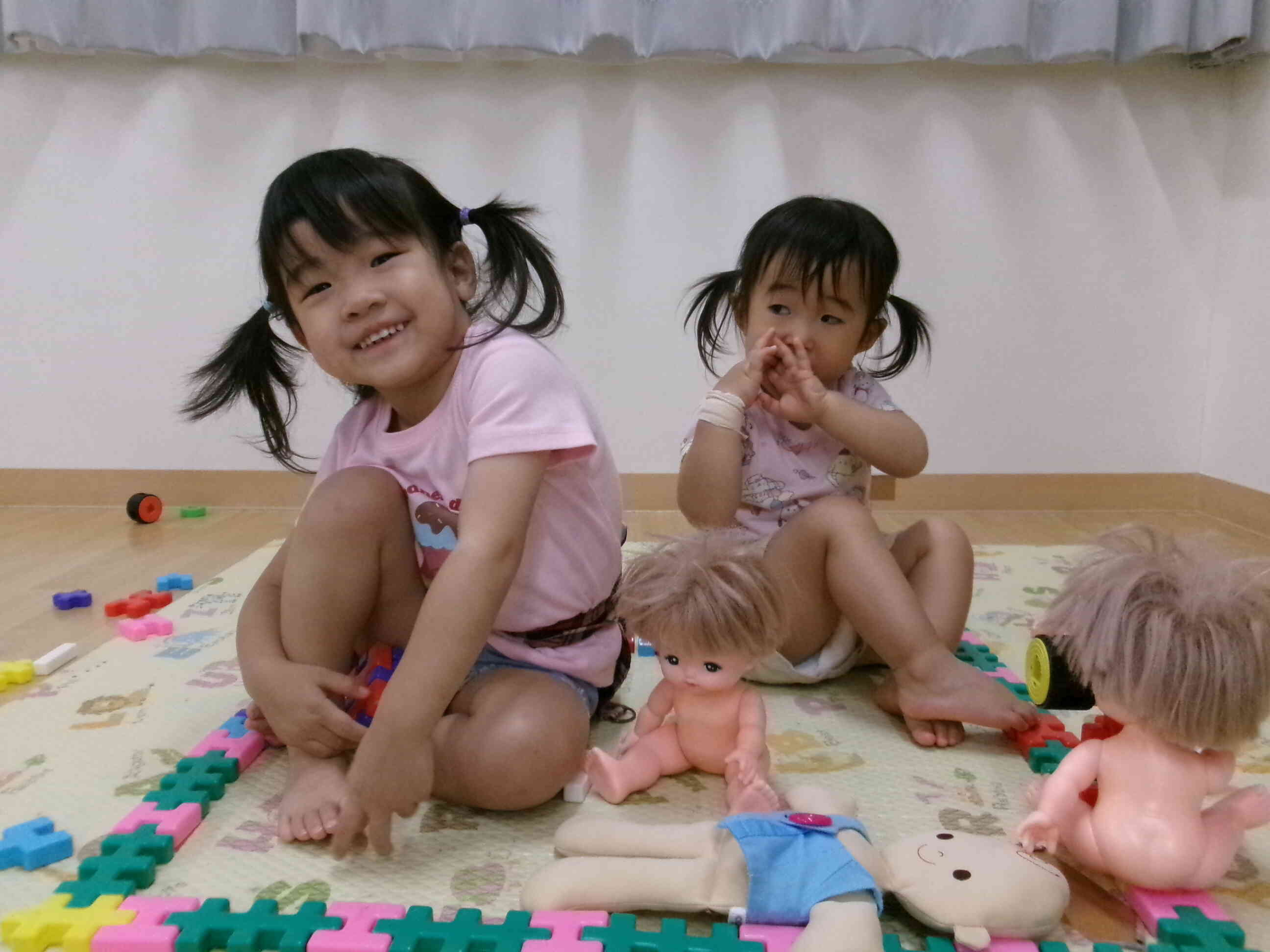 ブロックあそび(１.２歳児)