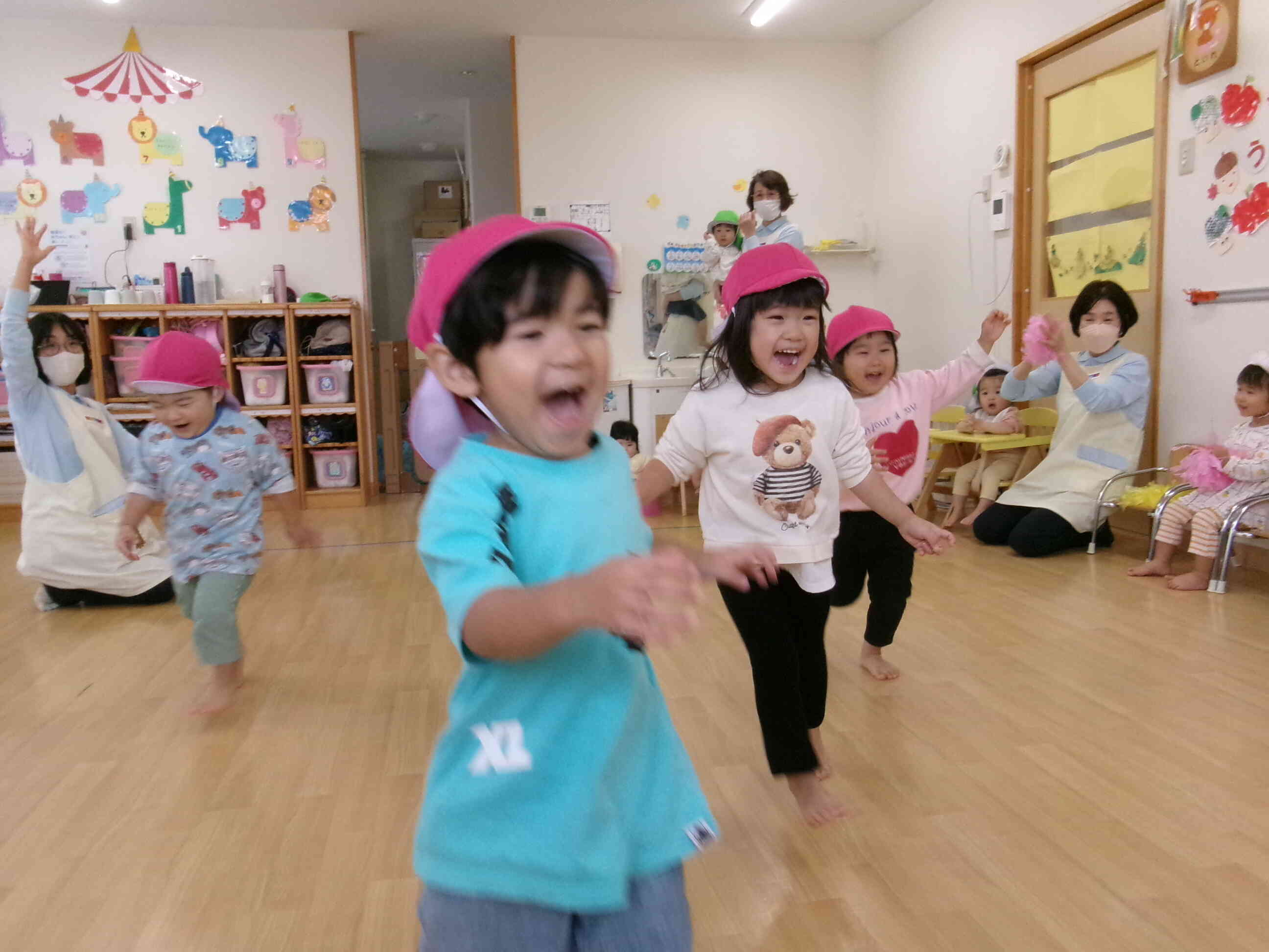 運動会ごっこ(0.1.2歳児)