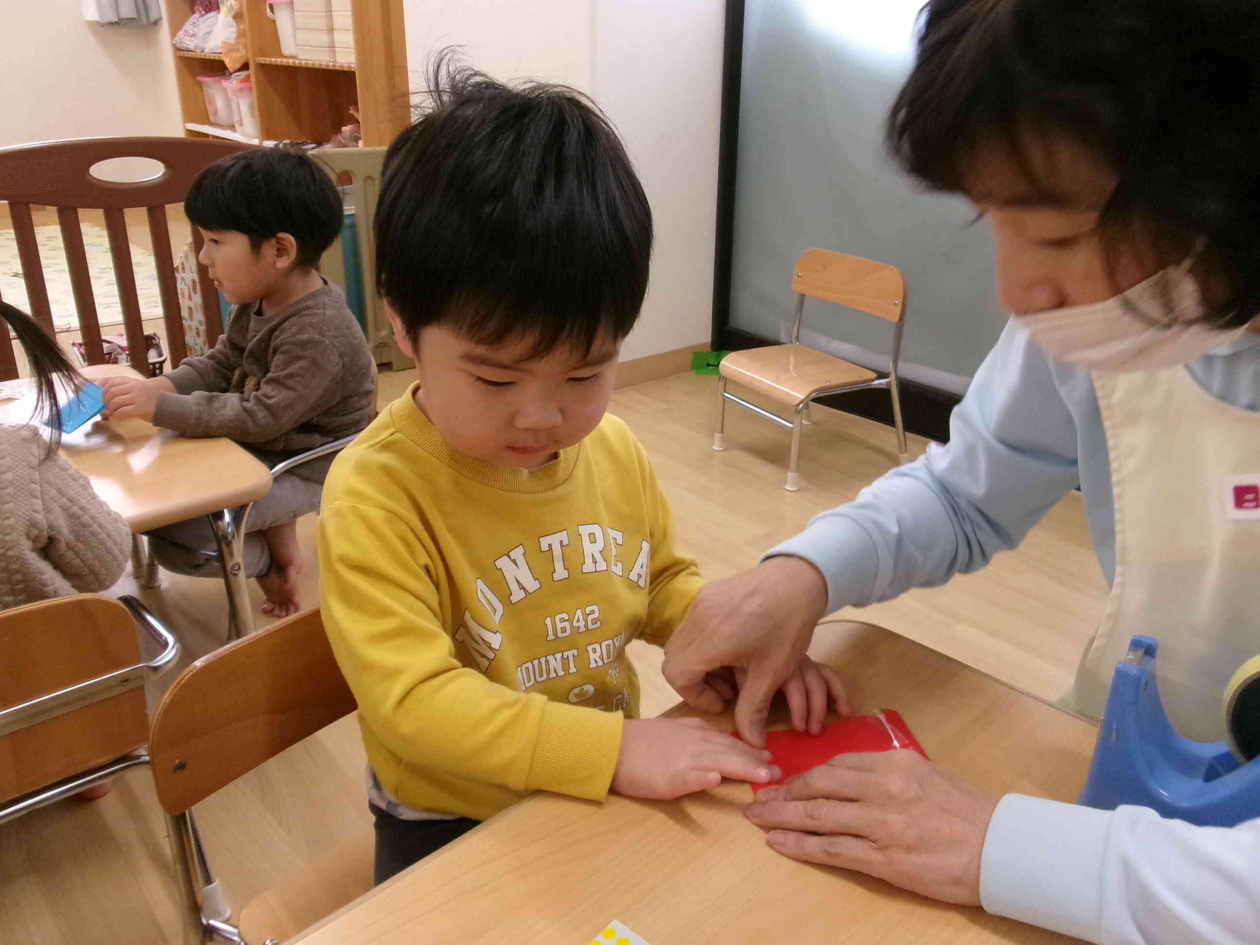 お財布作るよ～