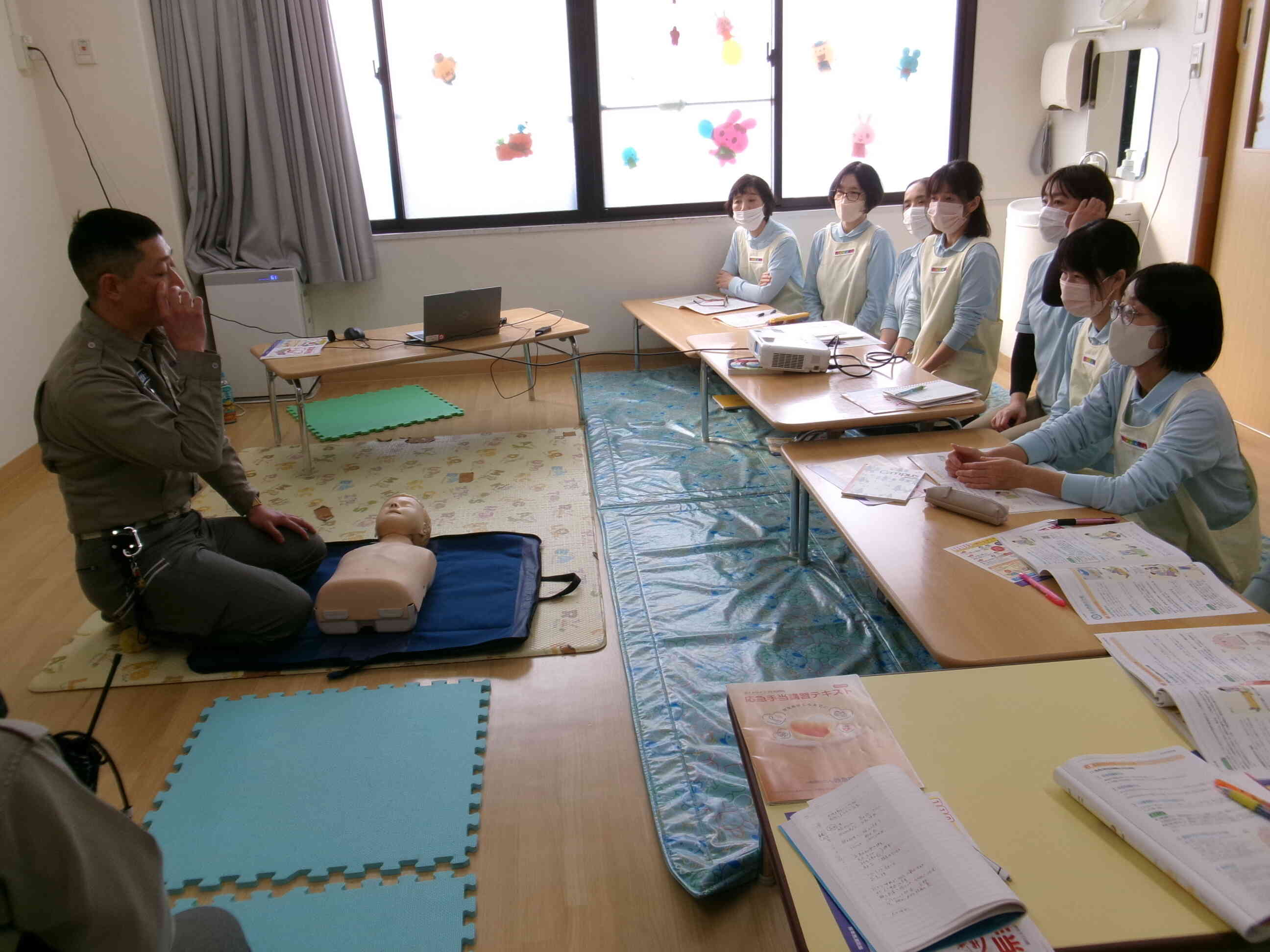 救命講習を受けました
