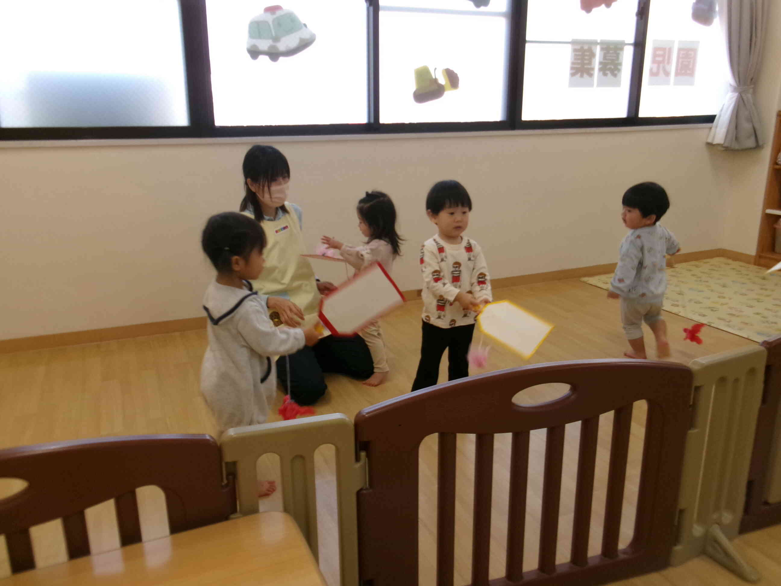 いちー、にー、さんー！！できたかなーー！！