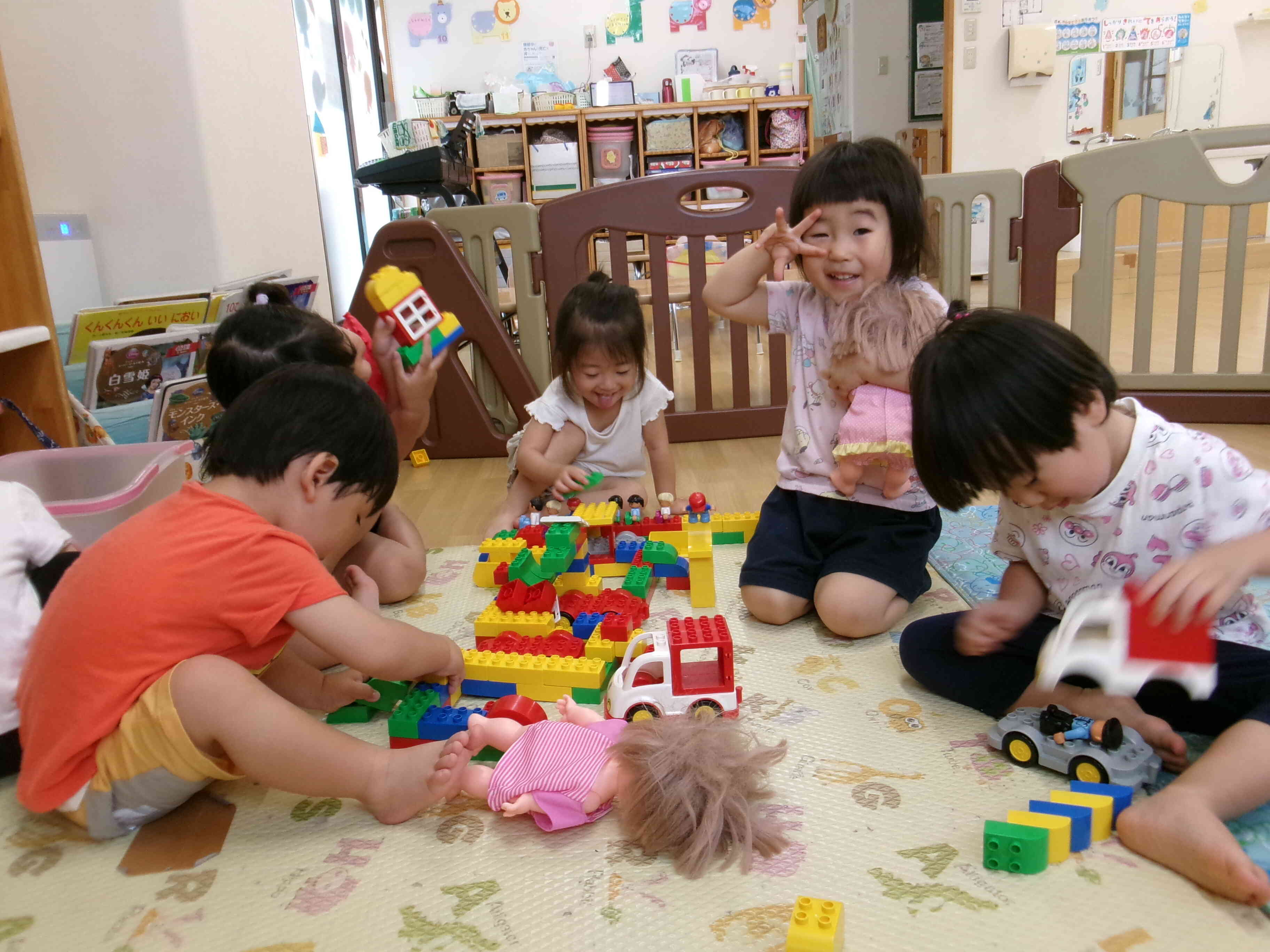今日のうさぎぐみさん(2歳児)