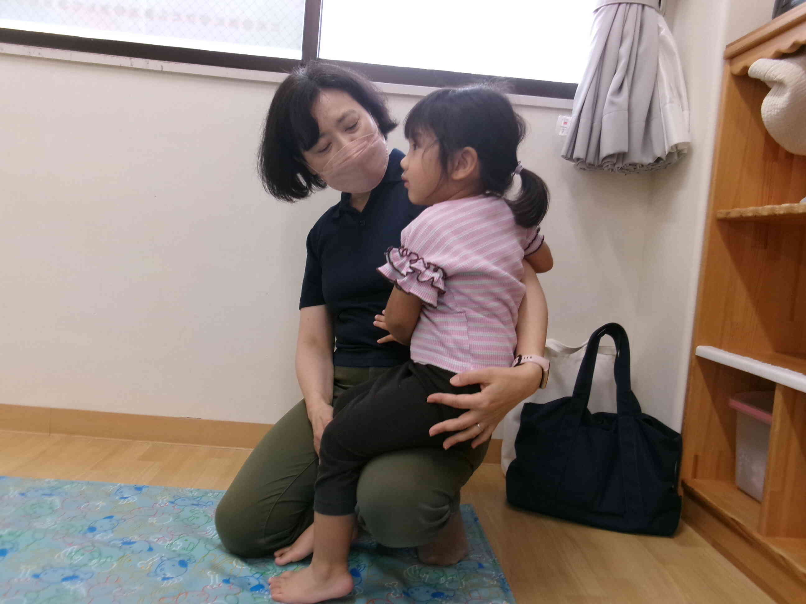 ７月１日の英語レッスン（１，２歳児）