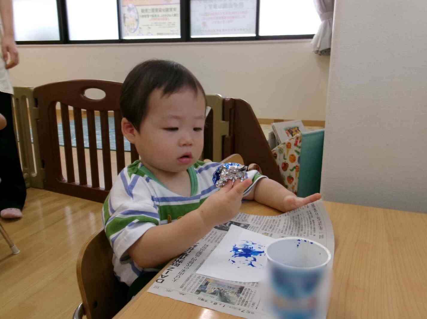 かき氷製作（1歳児）