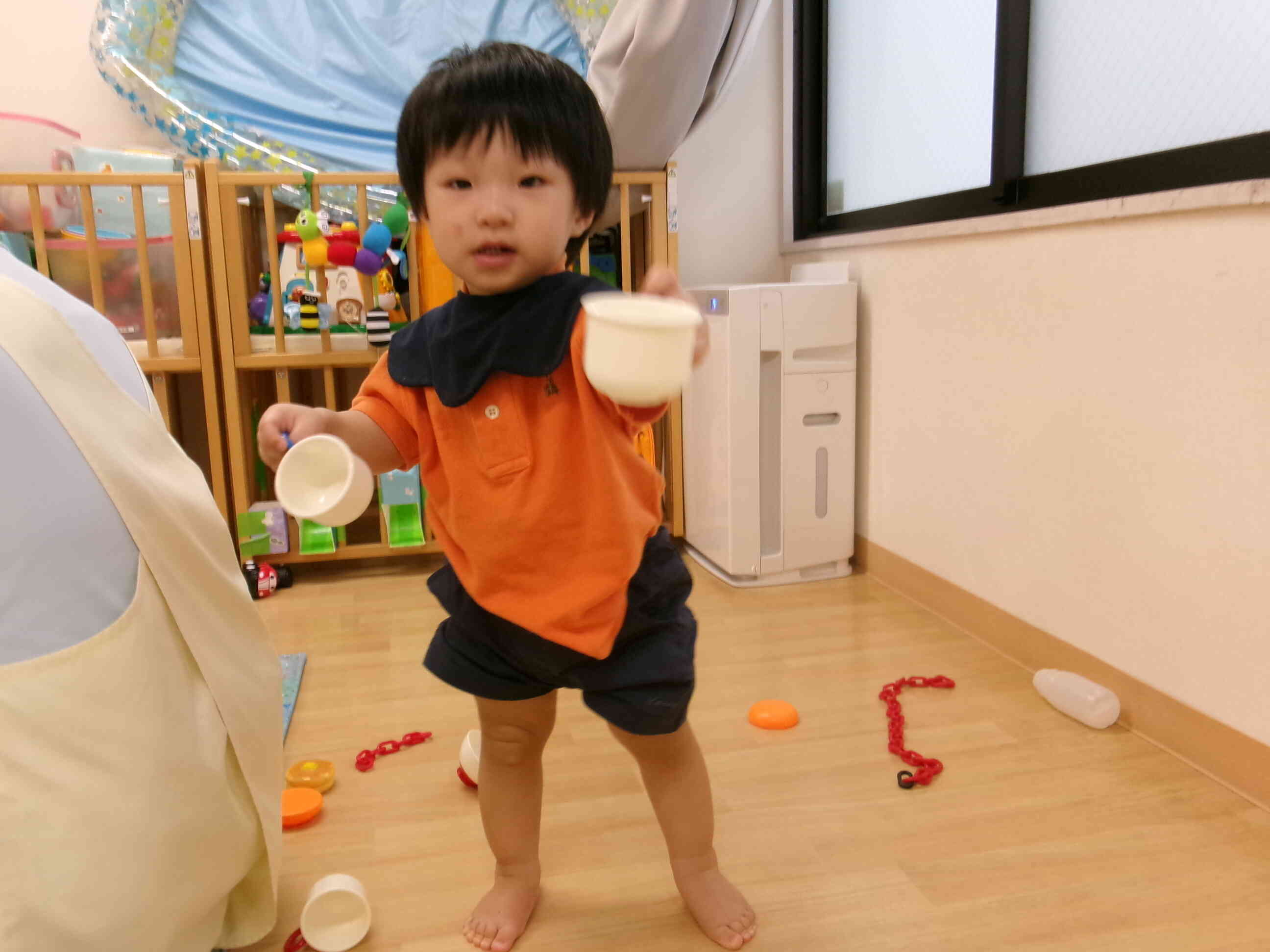 最近のひよこ組（０歳児）