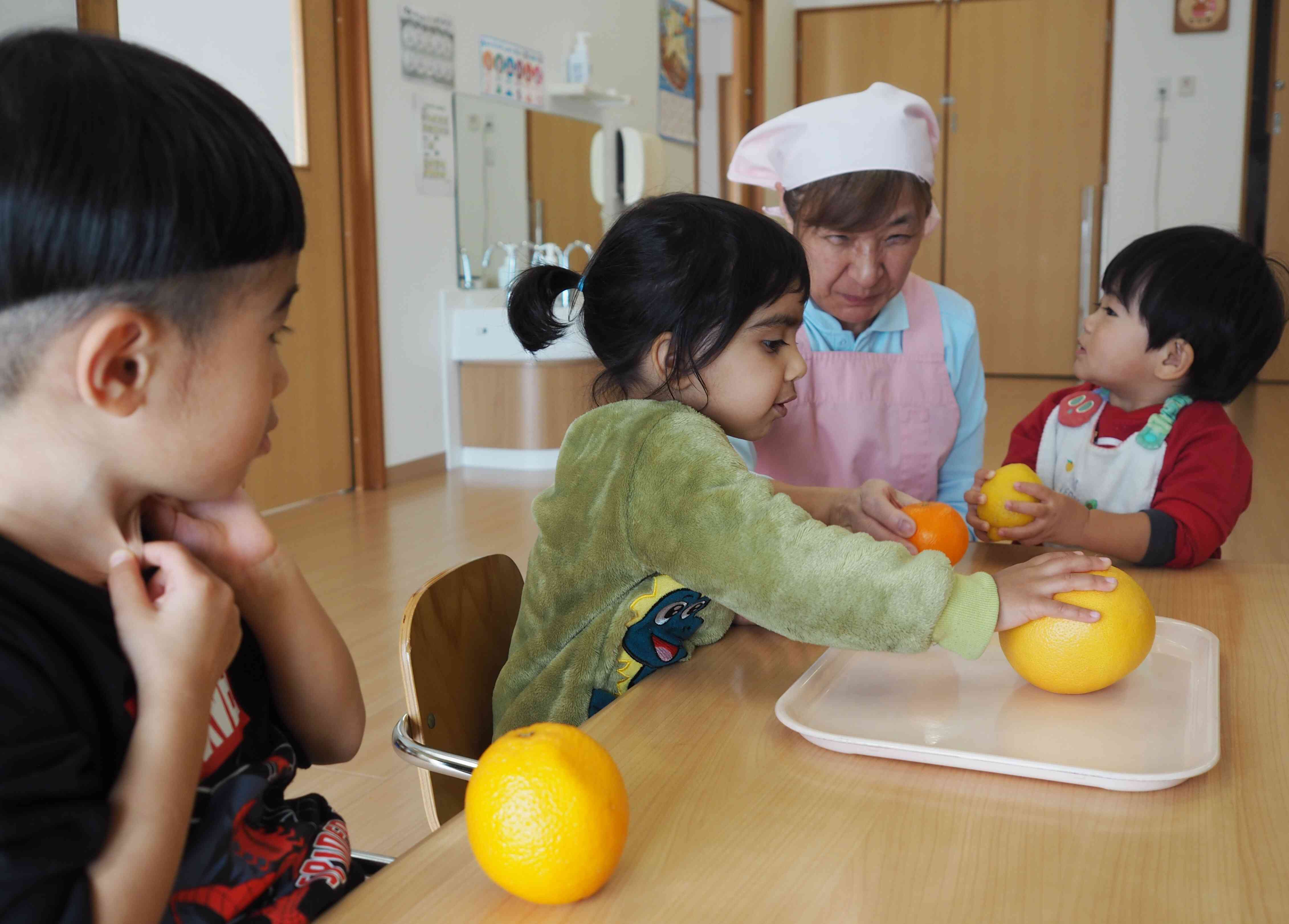 甘いみかんはどれかな？