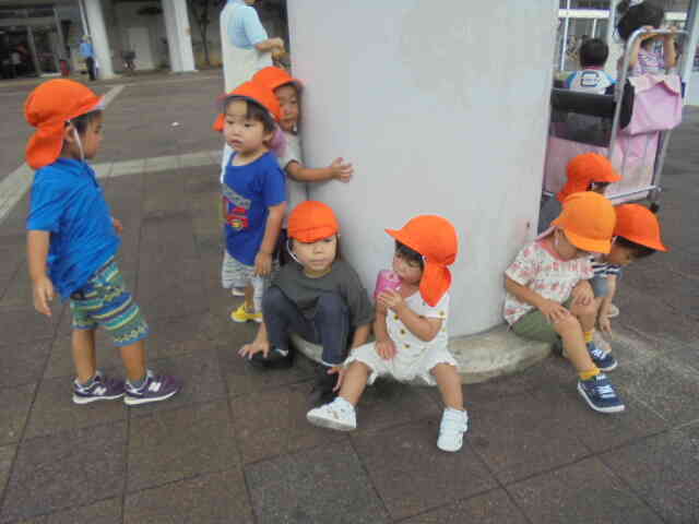 お散歩（給水タイム）