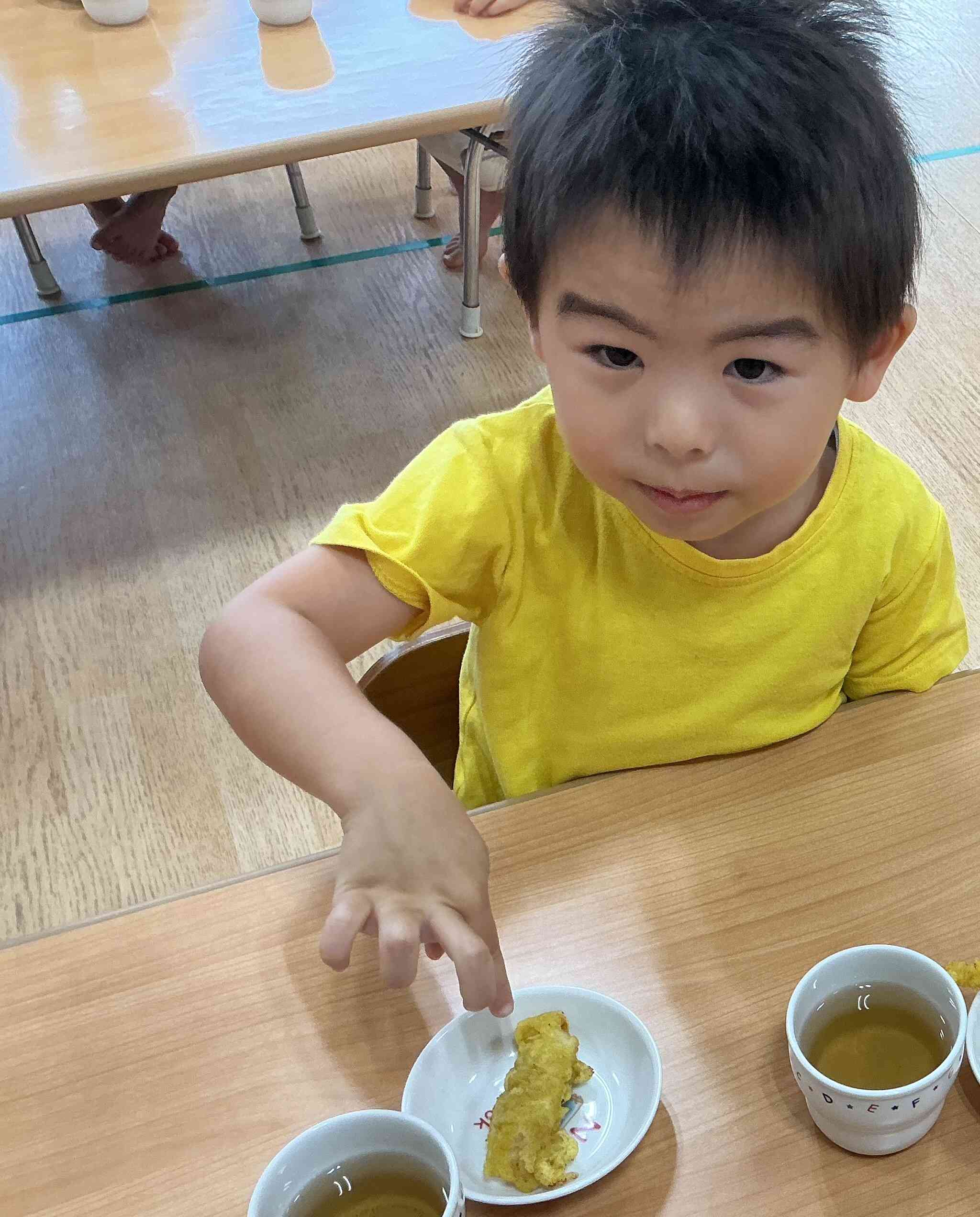 いい匂い!おやつ何かな?