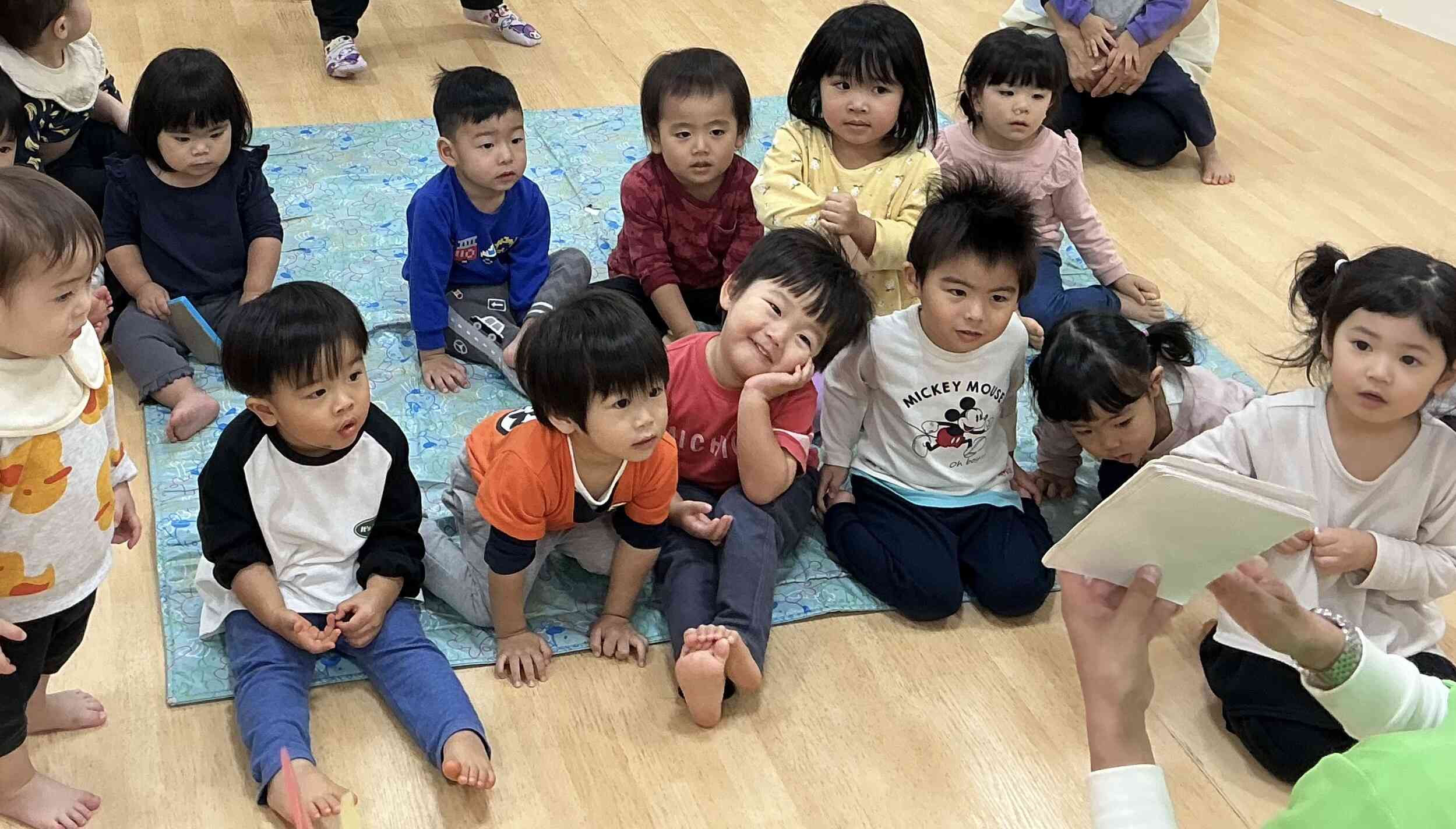 英語で１・２・３　いえるよ！（にっこり）