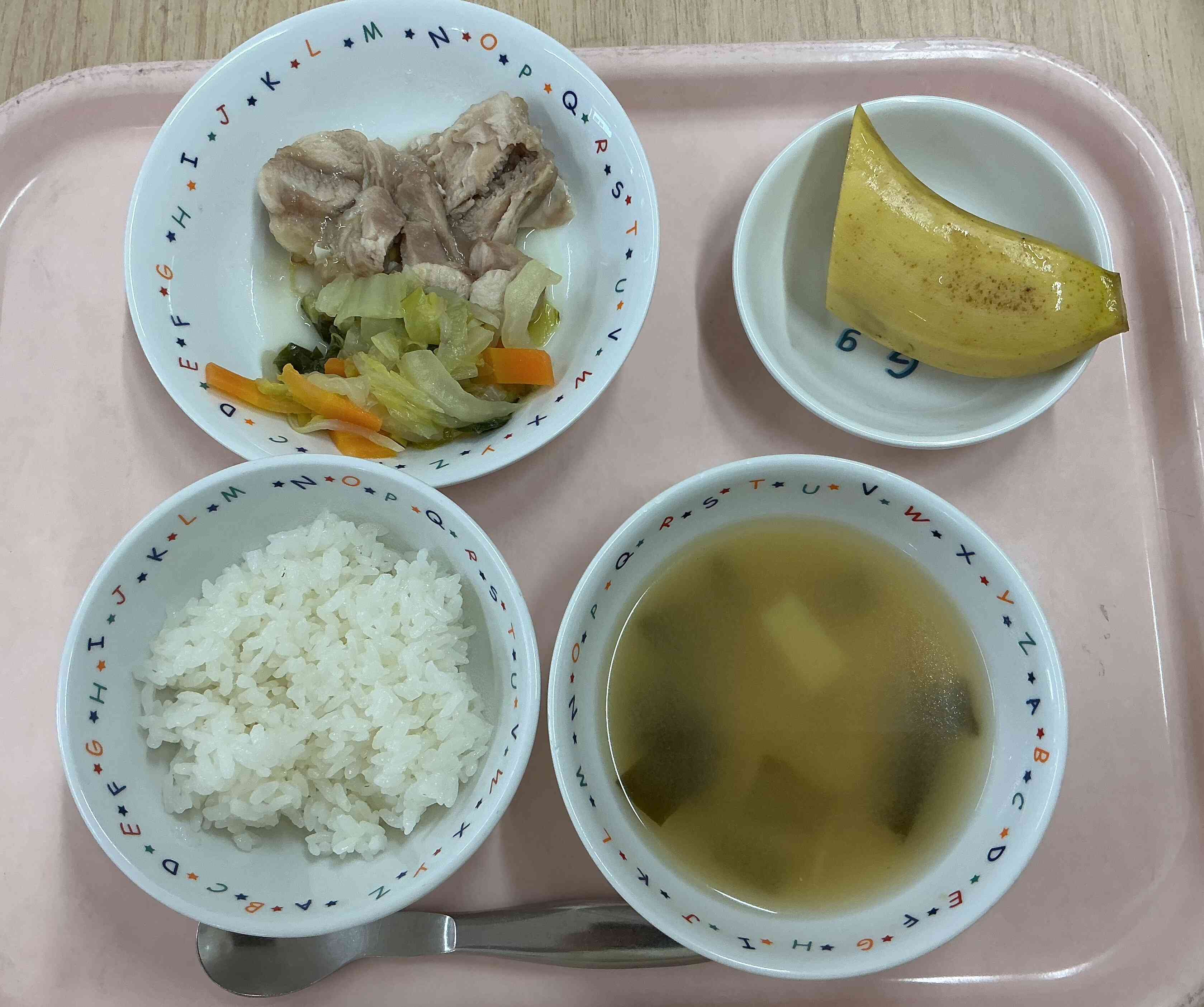 本日のメニュー（3月2日）