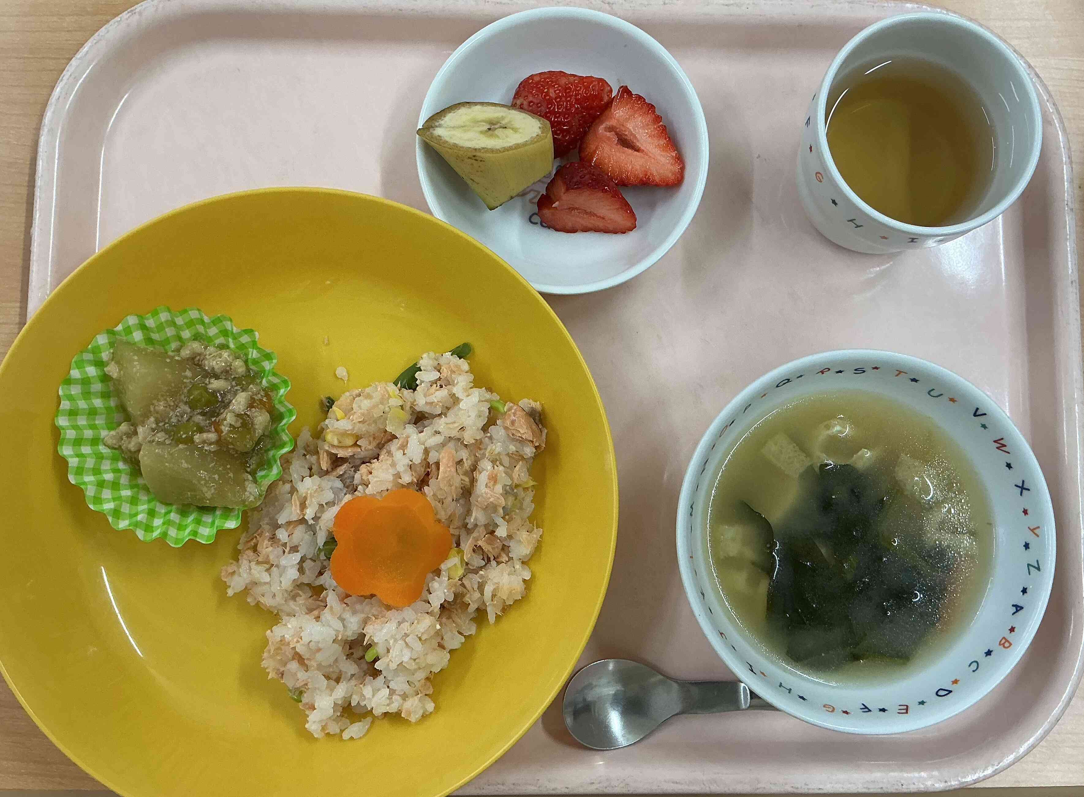 本日のメニュー（３月３日）ひなまつり