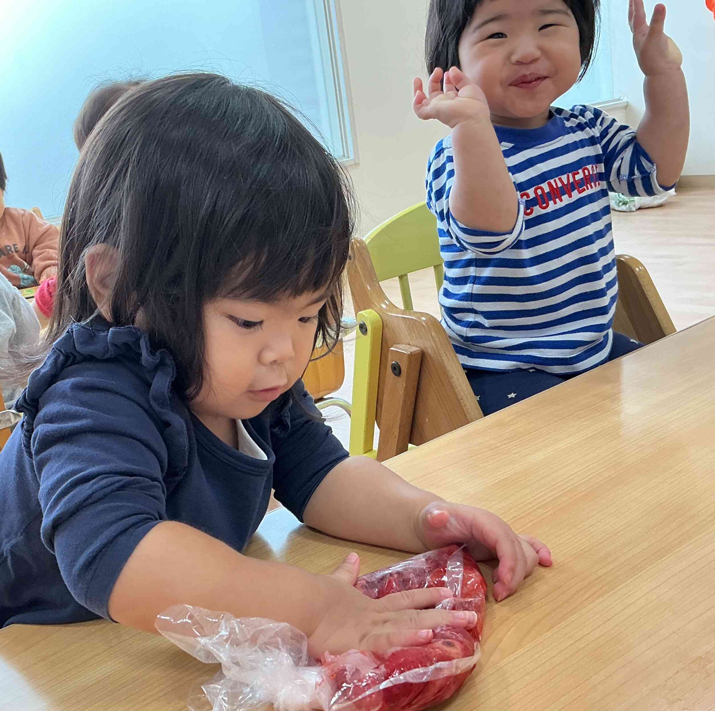 不思議な感触・・わくわく!