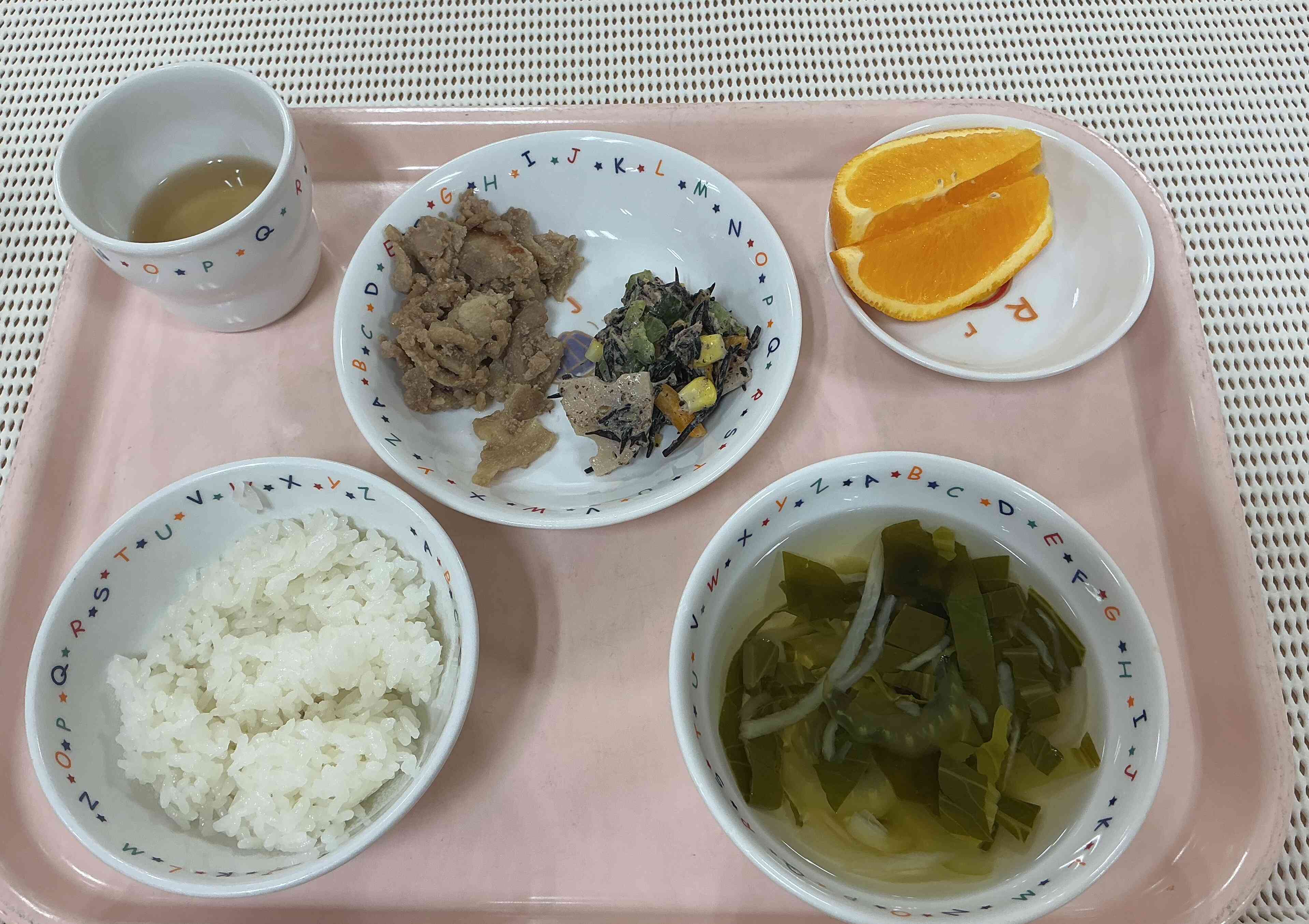 本日のメニュー（３月１９日）