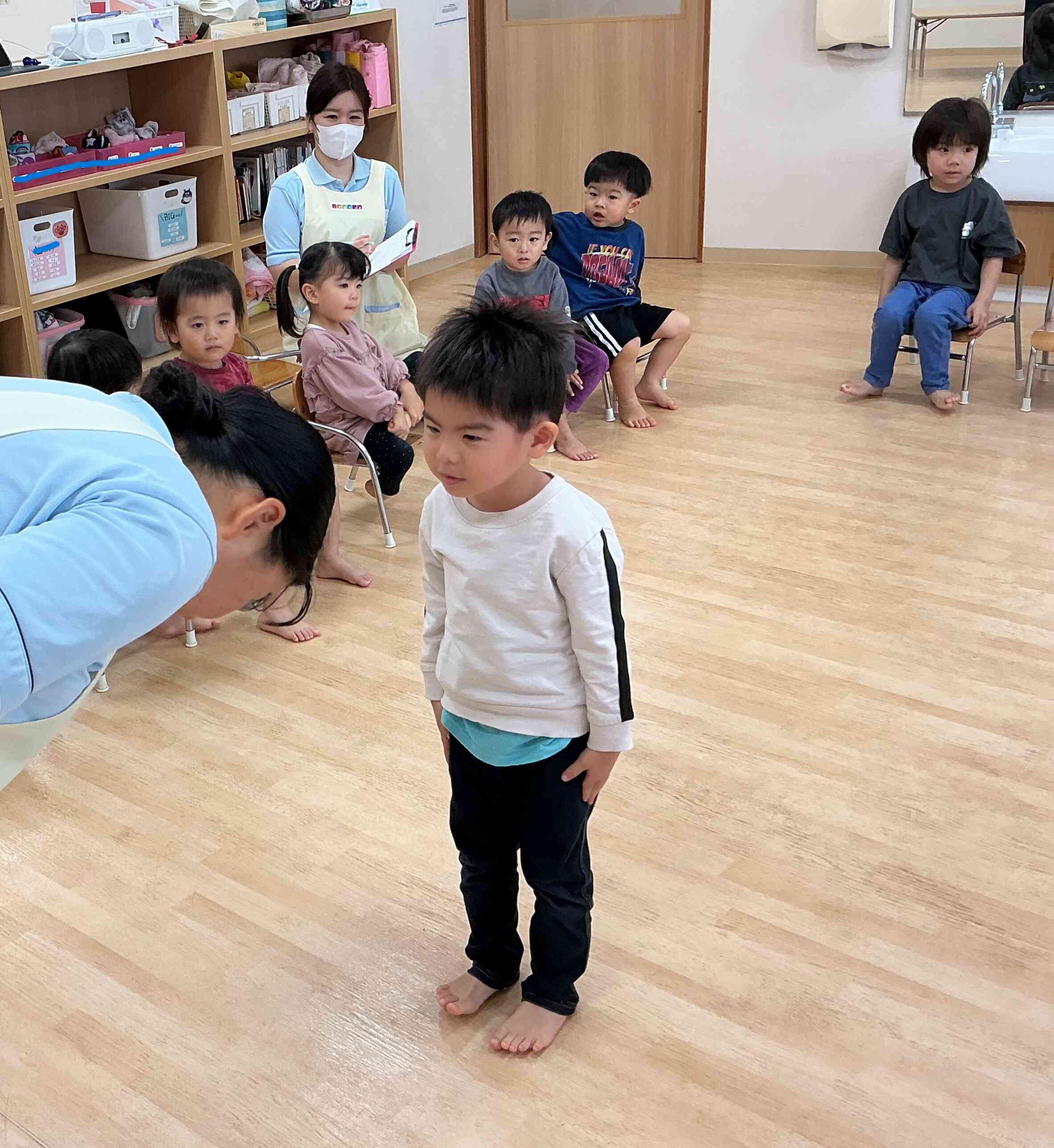 まっすぐ!ぴんとして かっこいいよ!