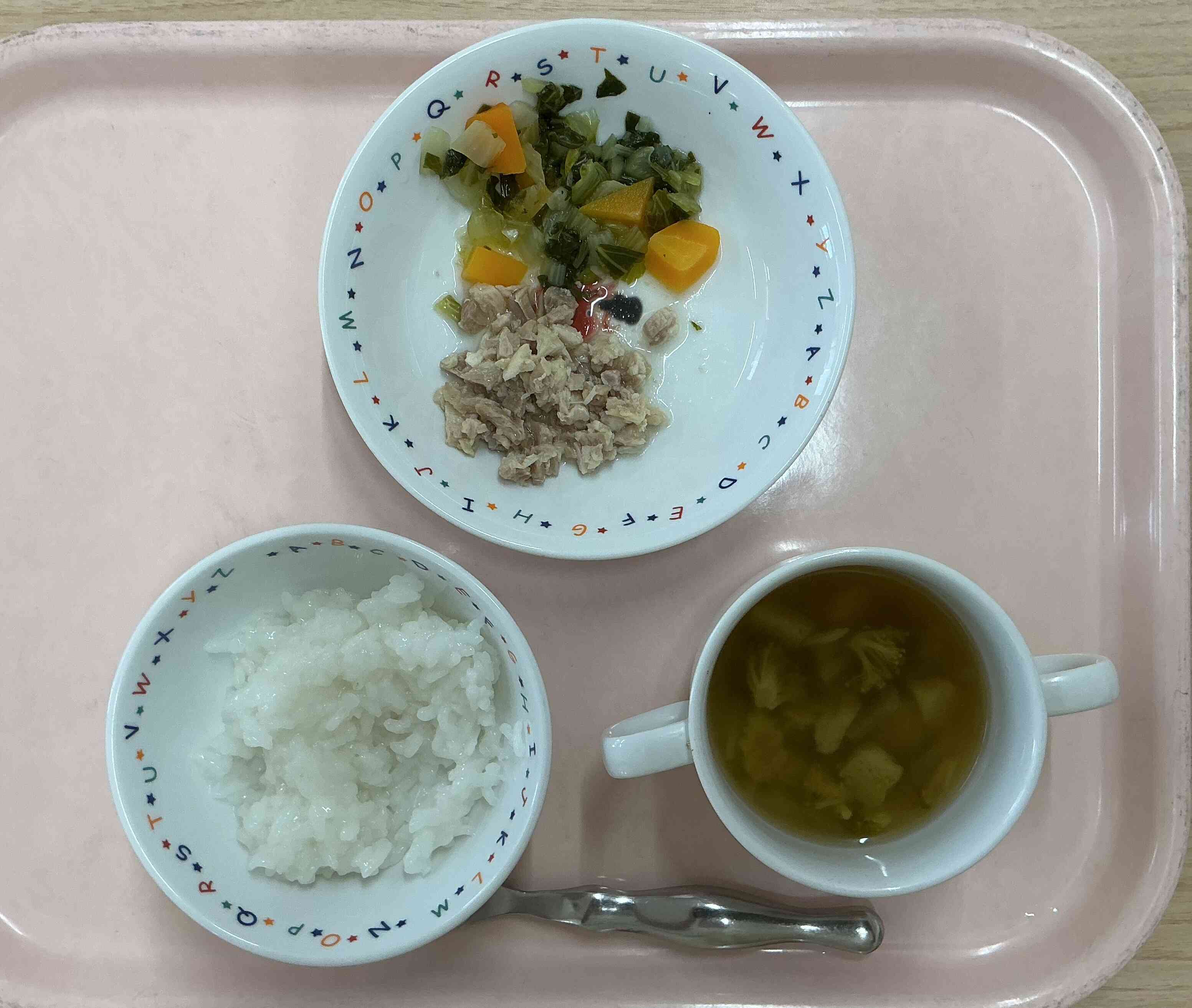 本日のメニュー（中期食）４月２８日