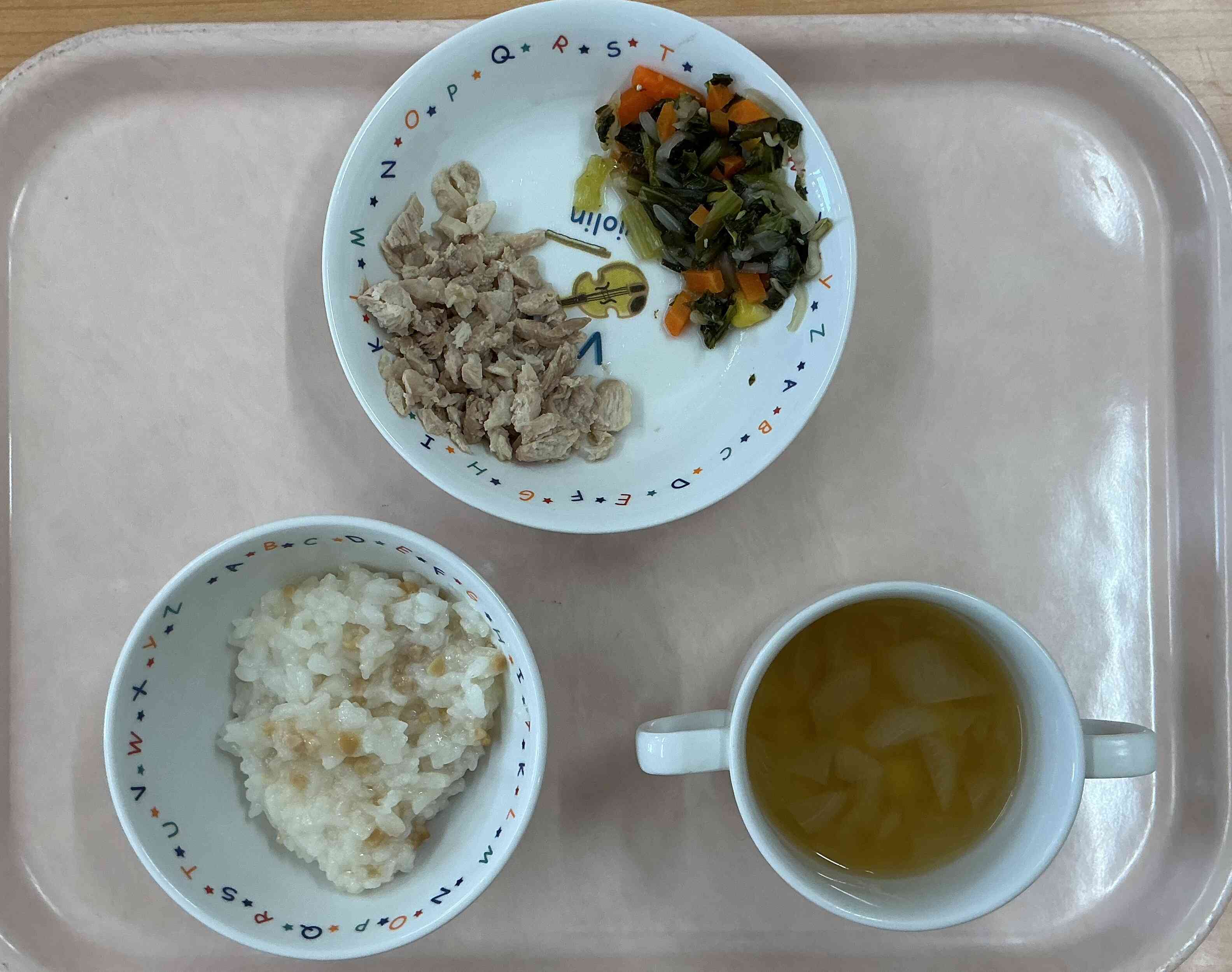 本日のメニュー（後期食）5月25日