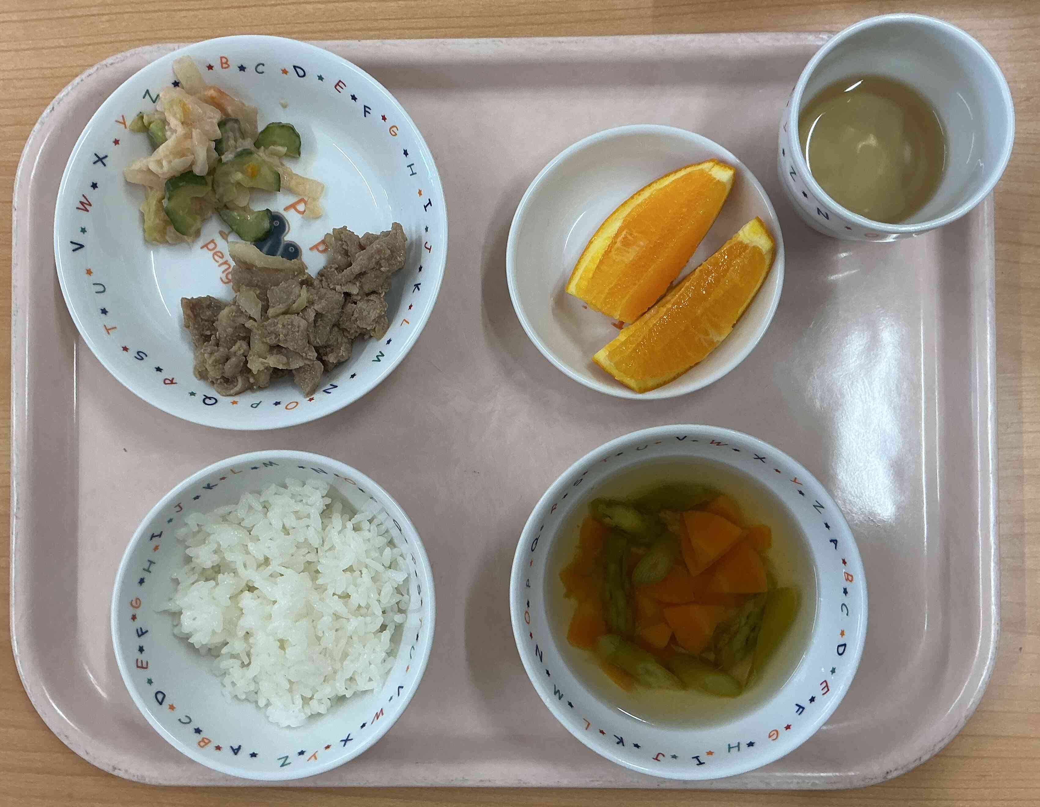本日のメニュー（５月２６日）