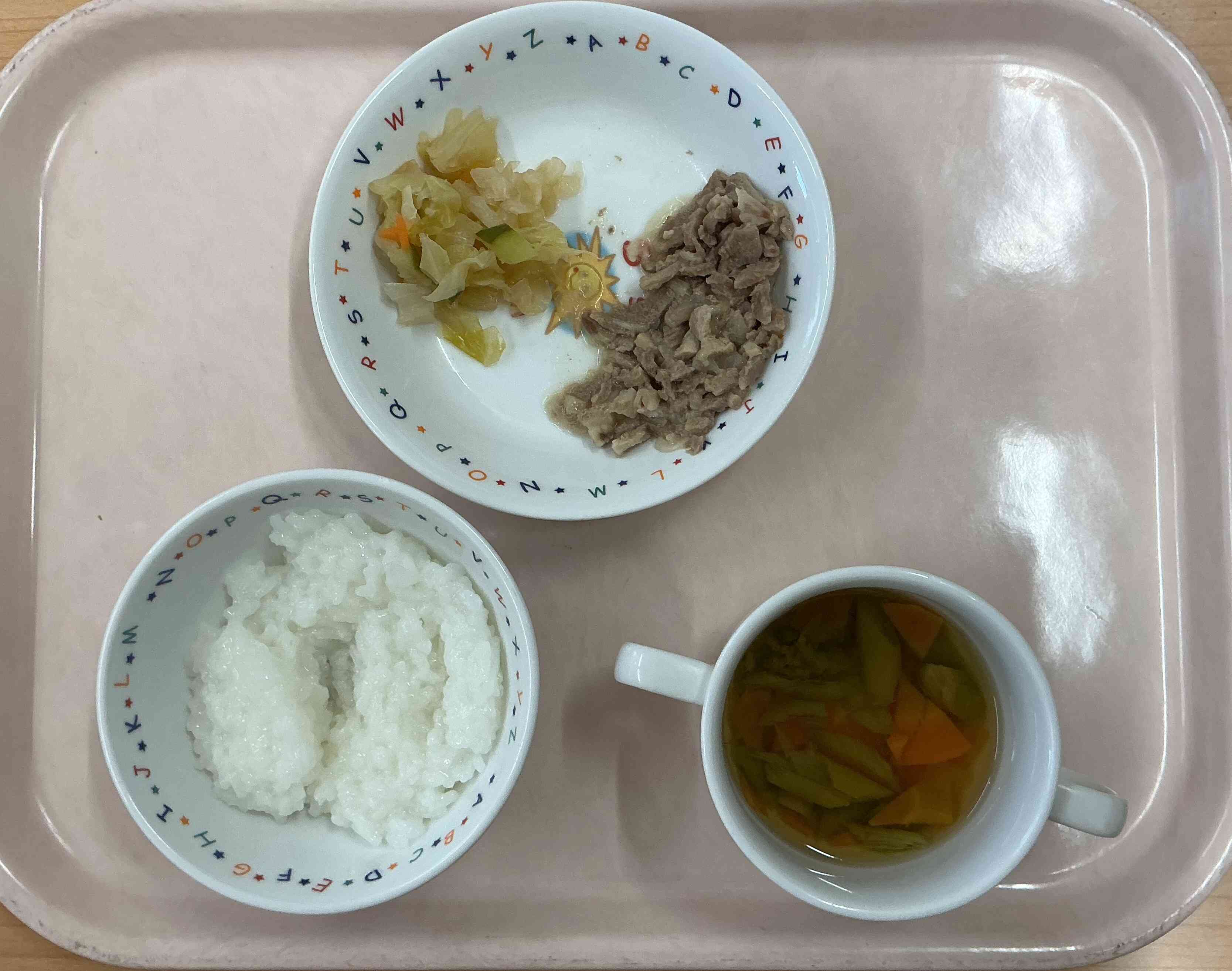 本日のメニュー（後期食）５月２６日