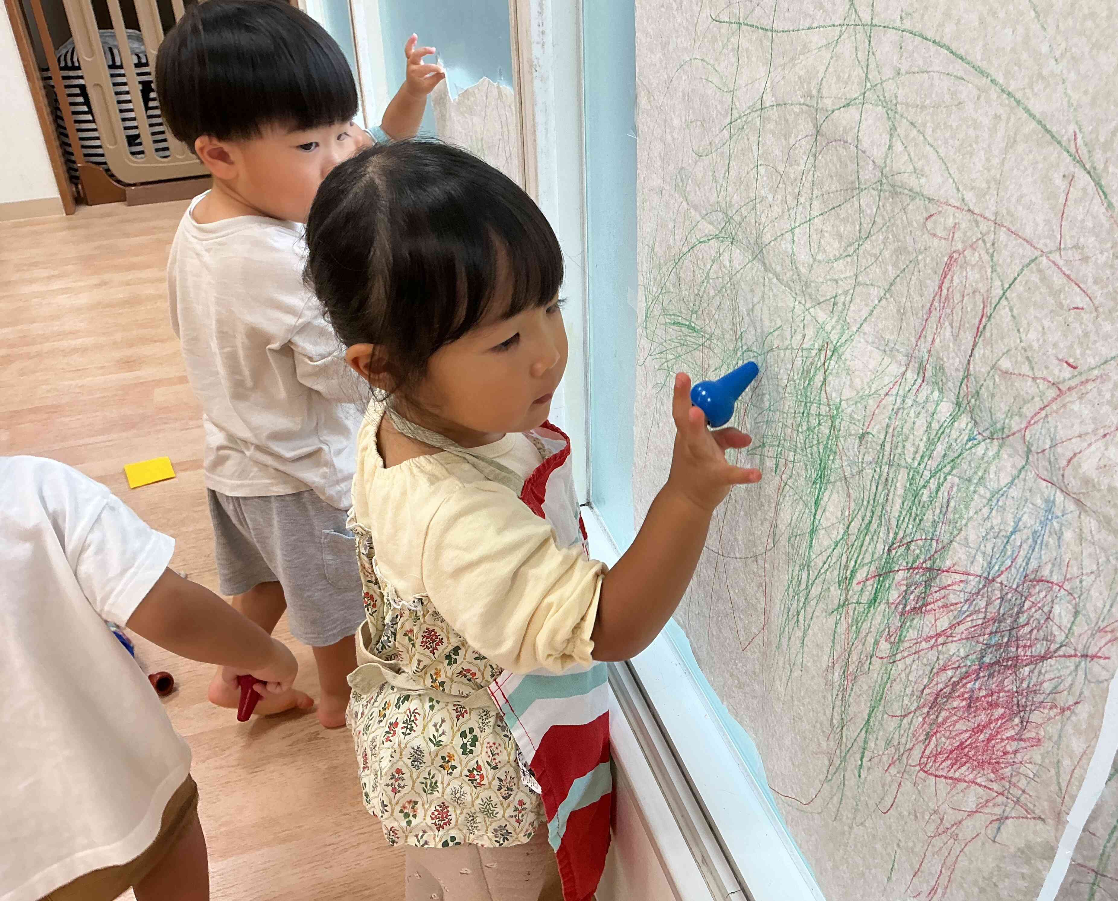 雨の日限定！ダイナミックなお絵描き
