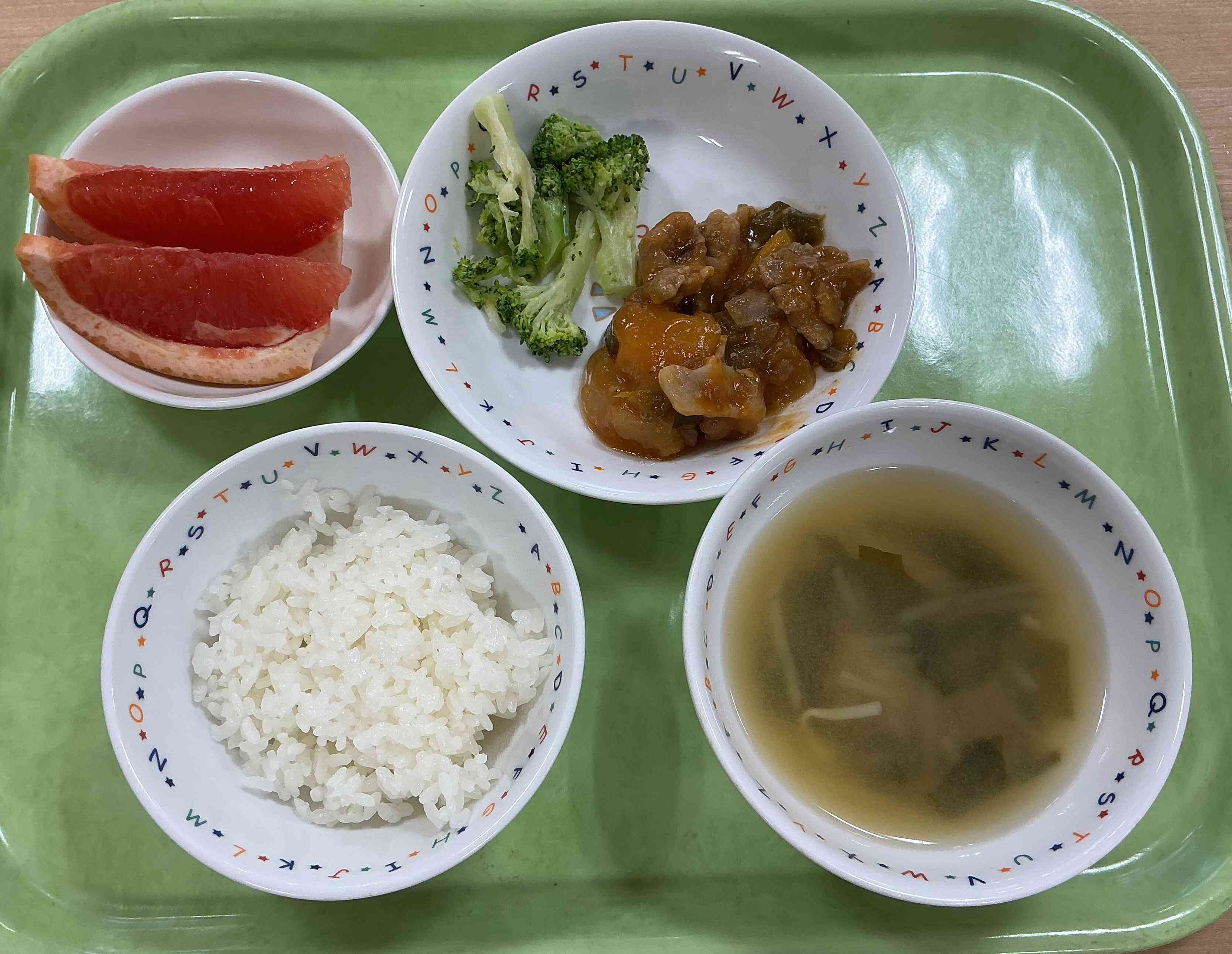 本日のメニュー（7月30日）