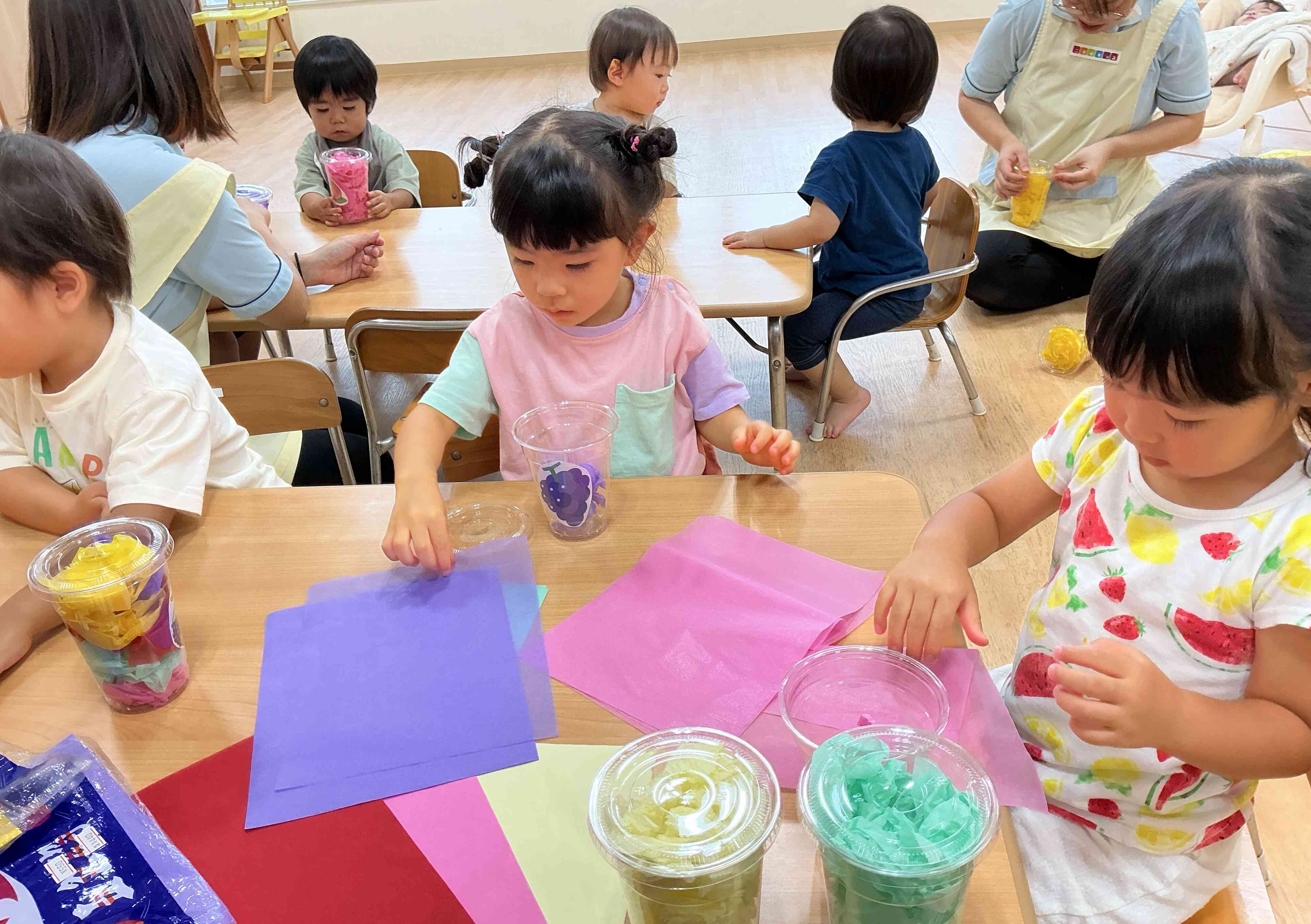 おいしいジュースできあがり！ごくごくごく