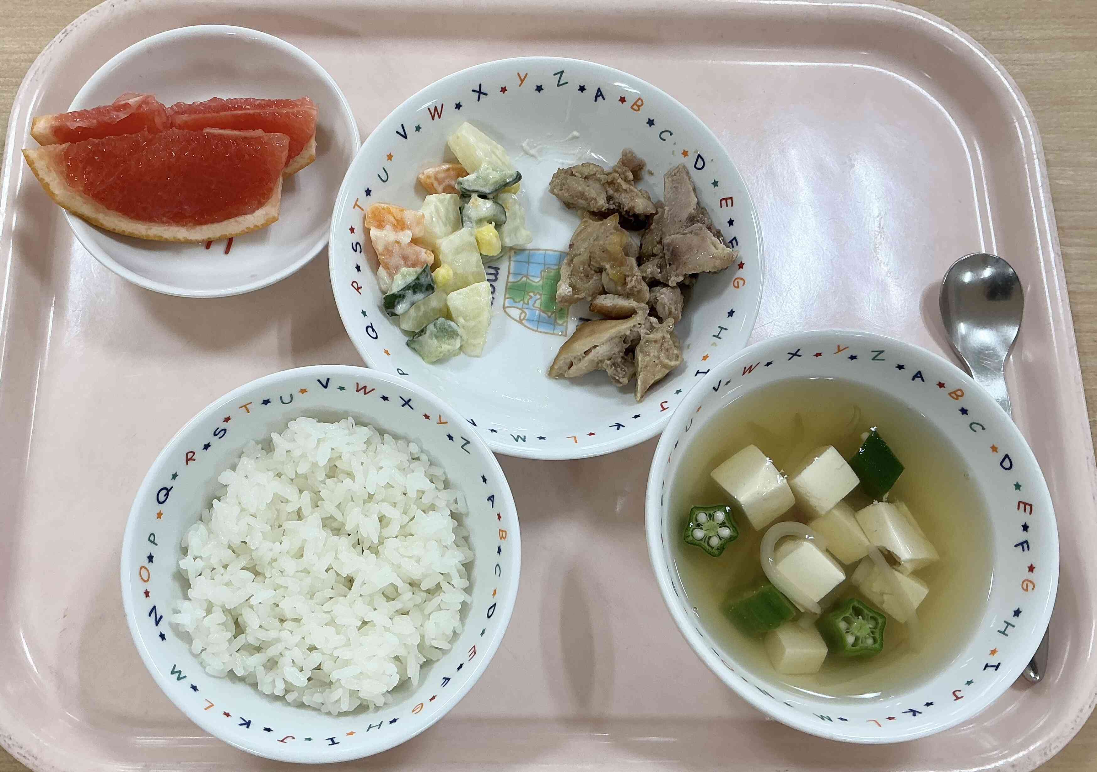 本日のメニュー（８月１０日）