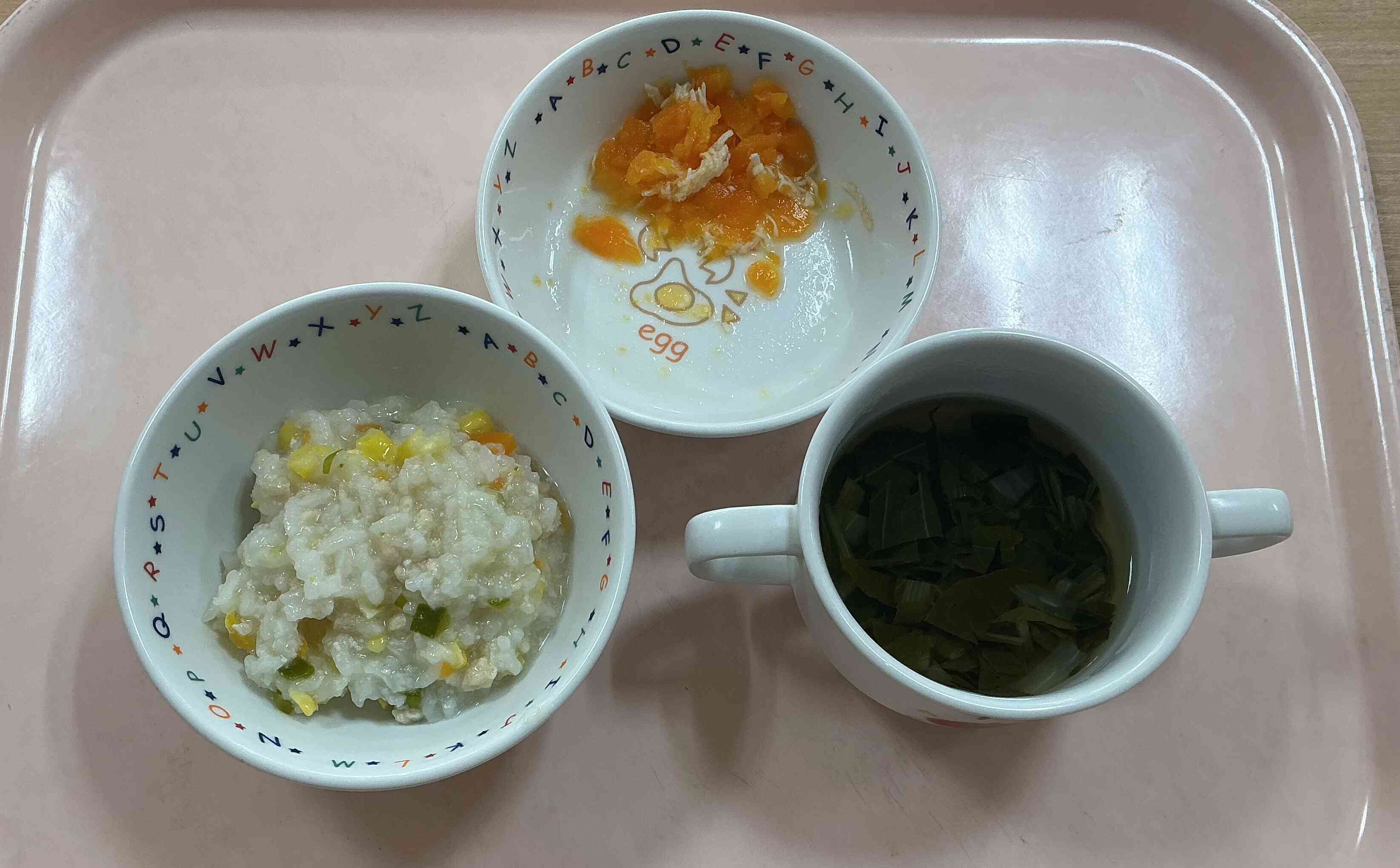 本日のメニュー（中期食）８月１８日