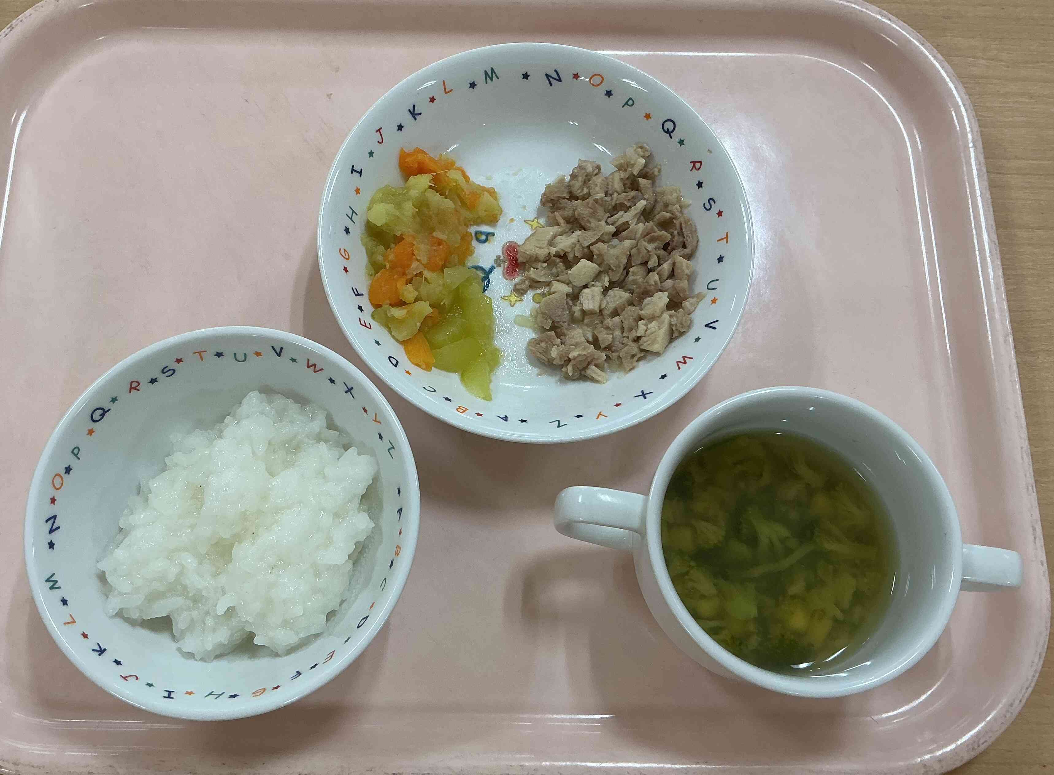 本日のメニュー（中期食）8月26日