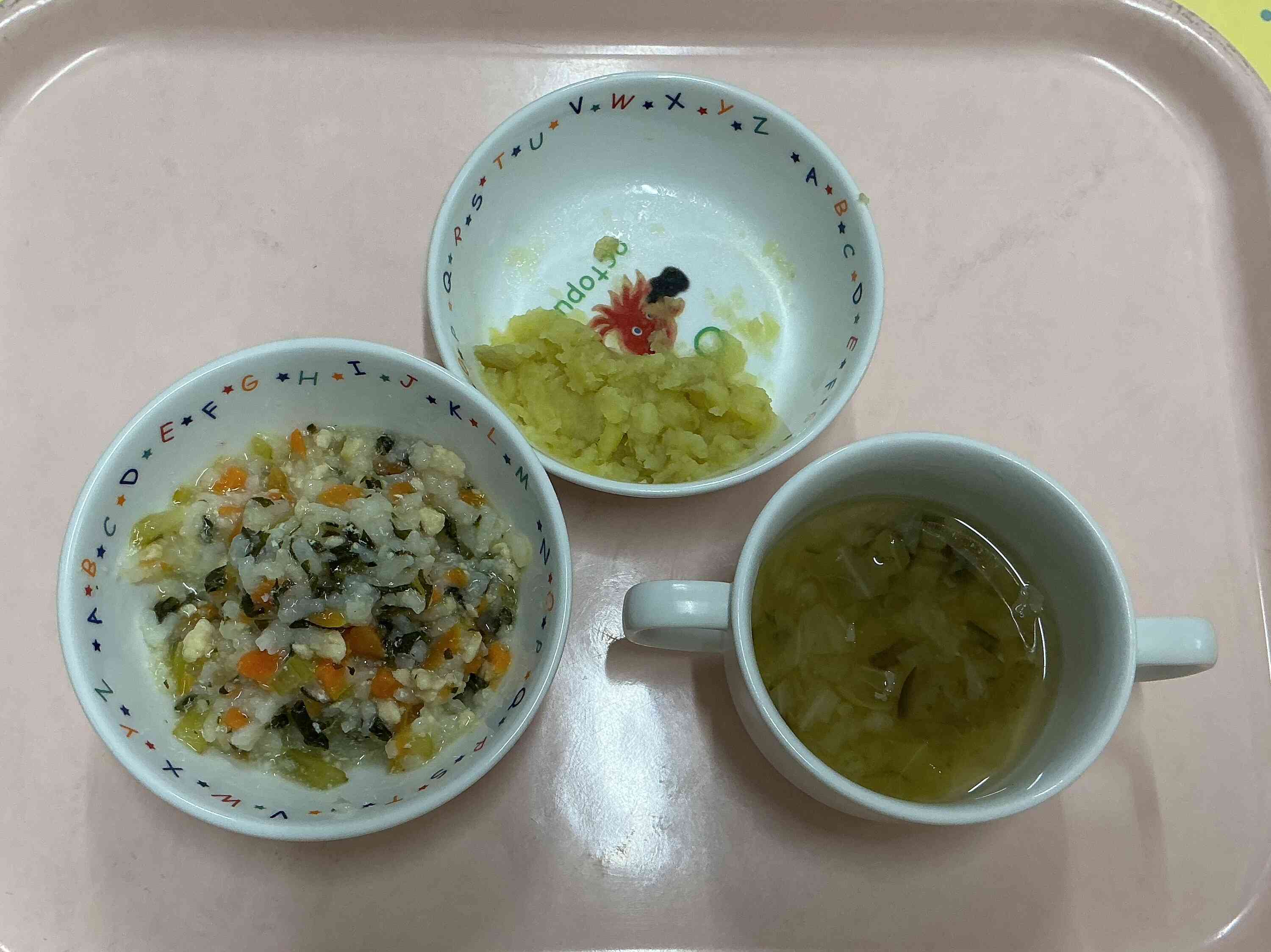 本日のメニュー（中期食）8月17日