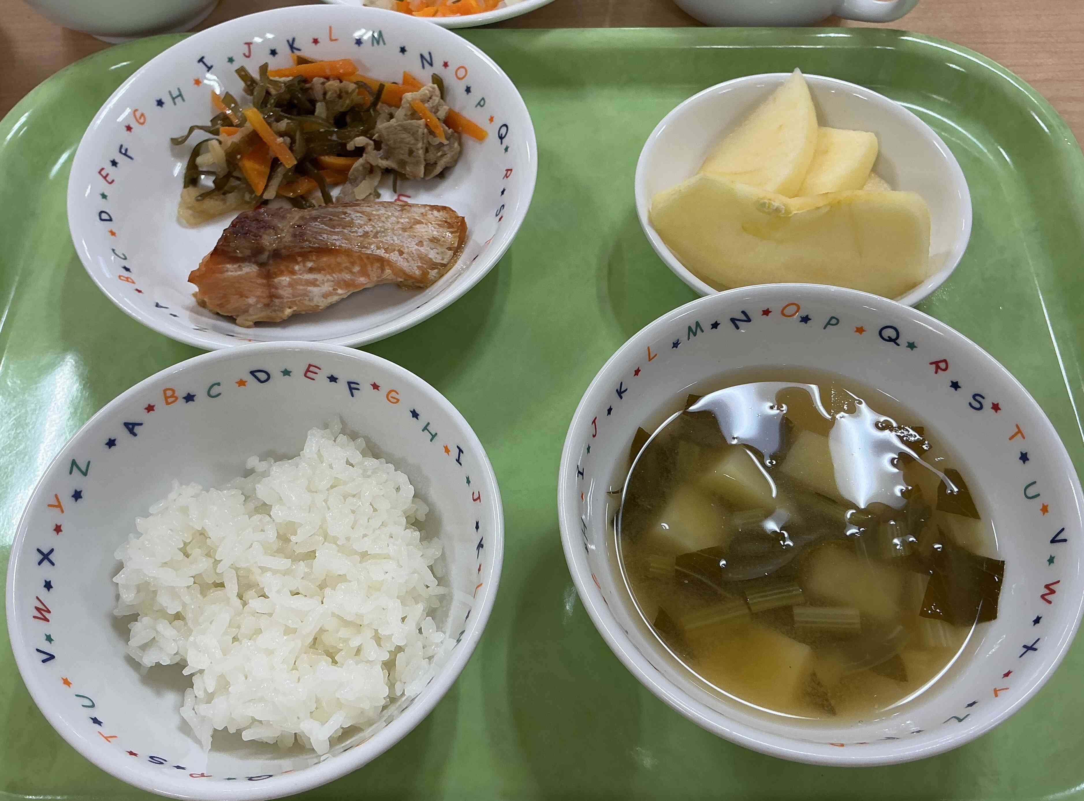 本日のメニュー（８月１９日）