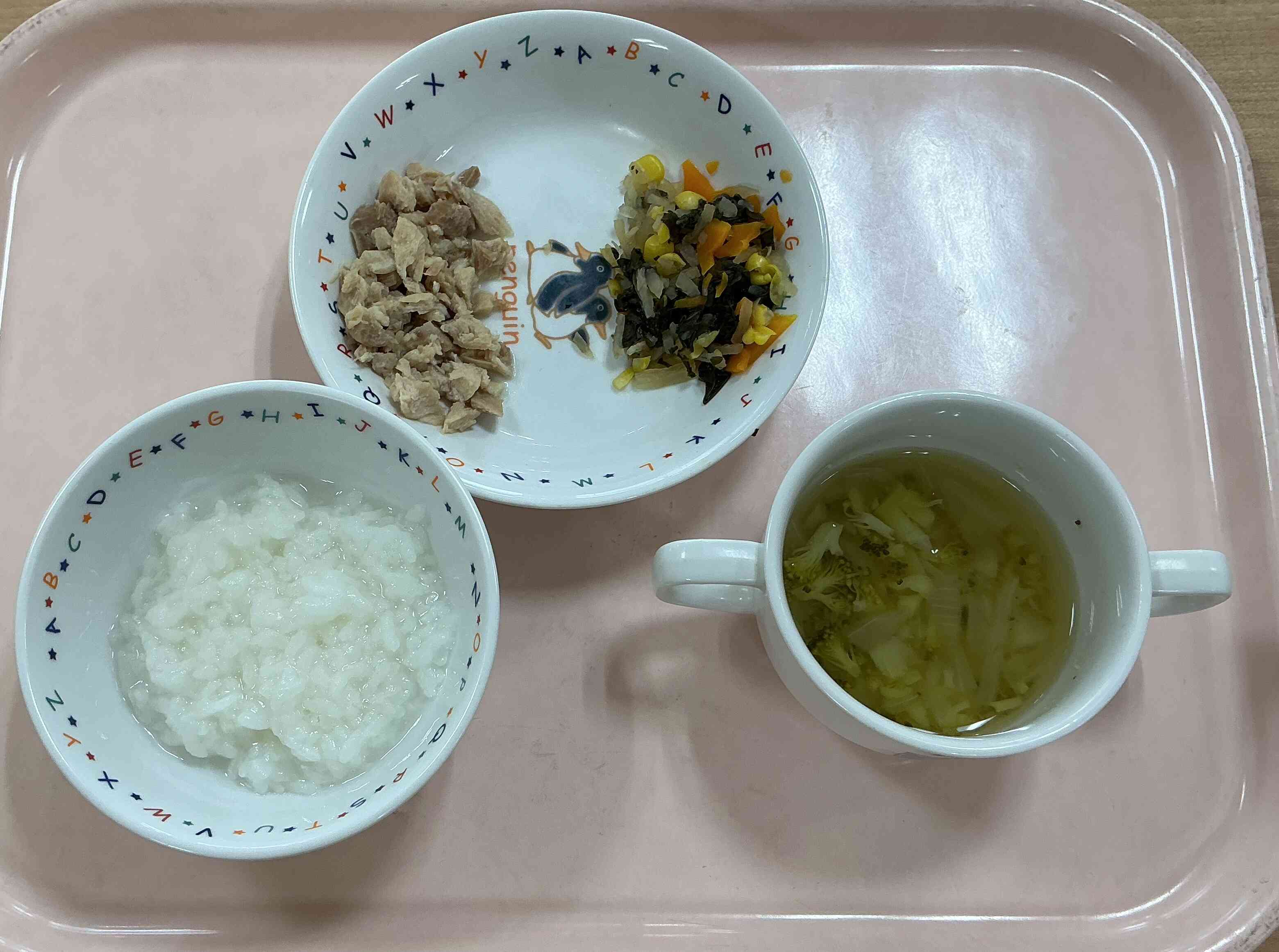 本日のメニュー（中期食）9月4日