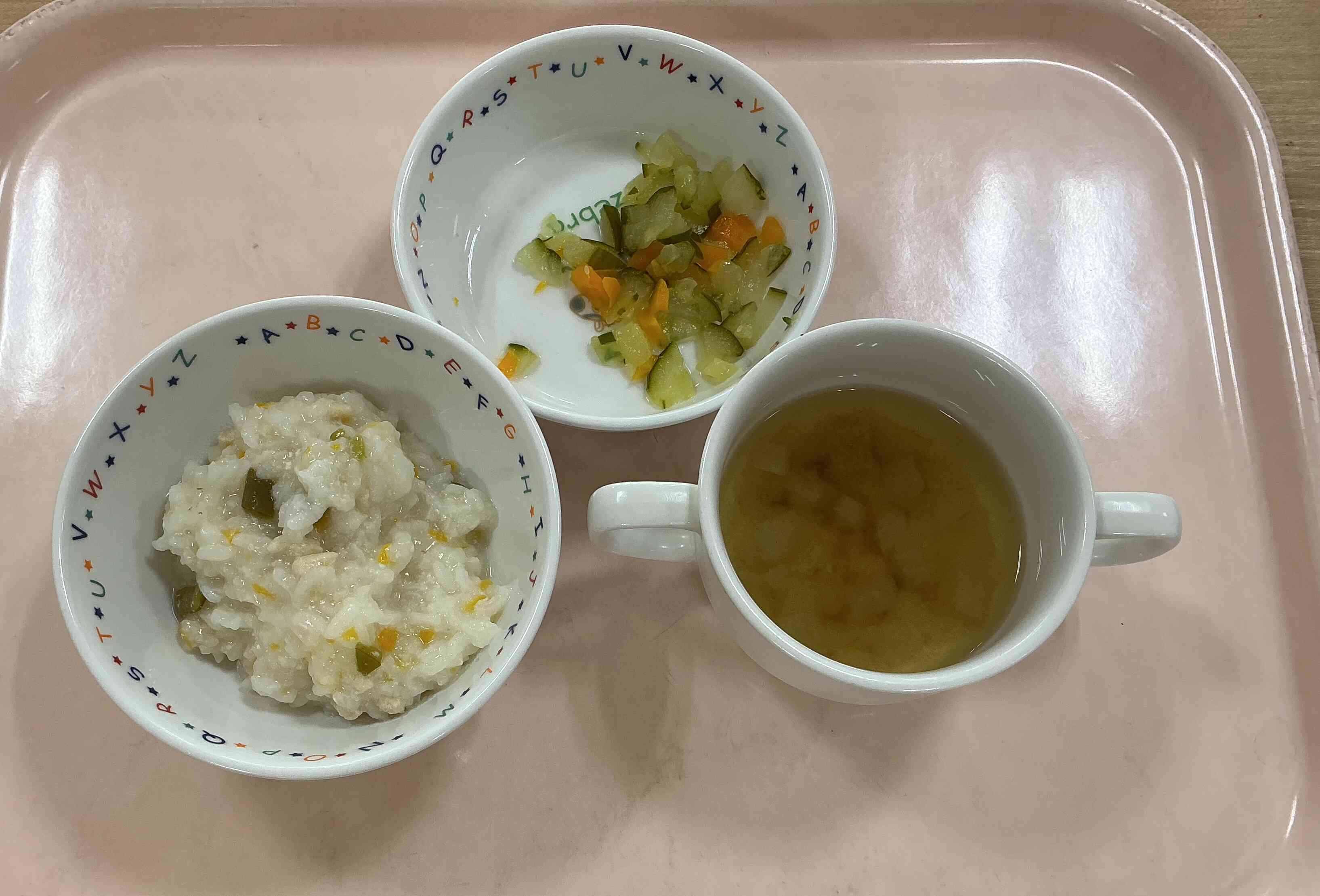 本日のメニュー（中期食）9月14日