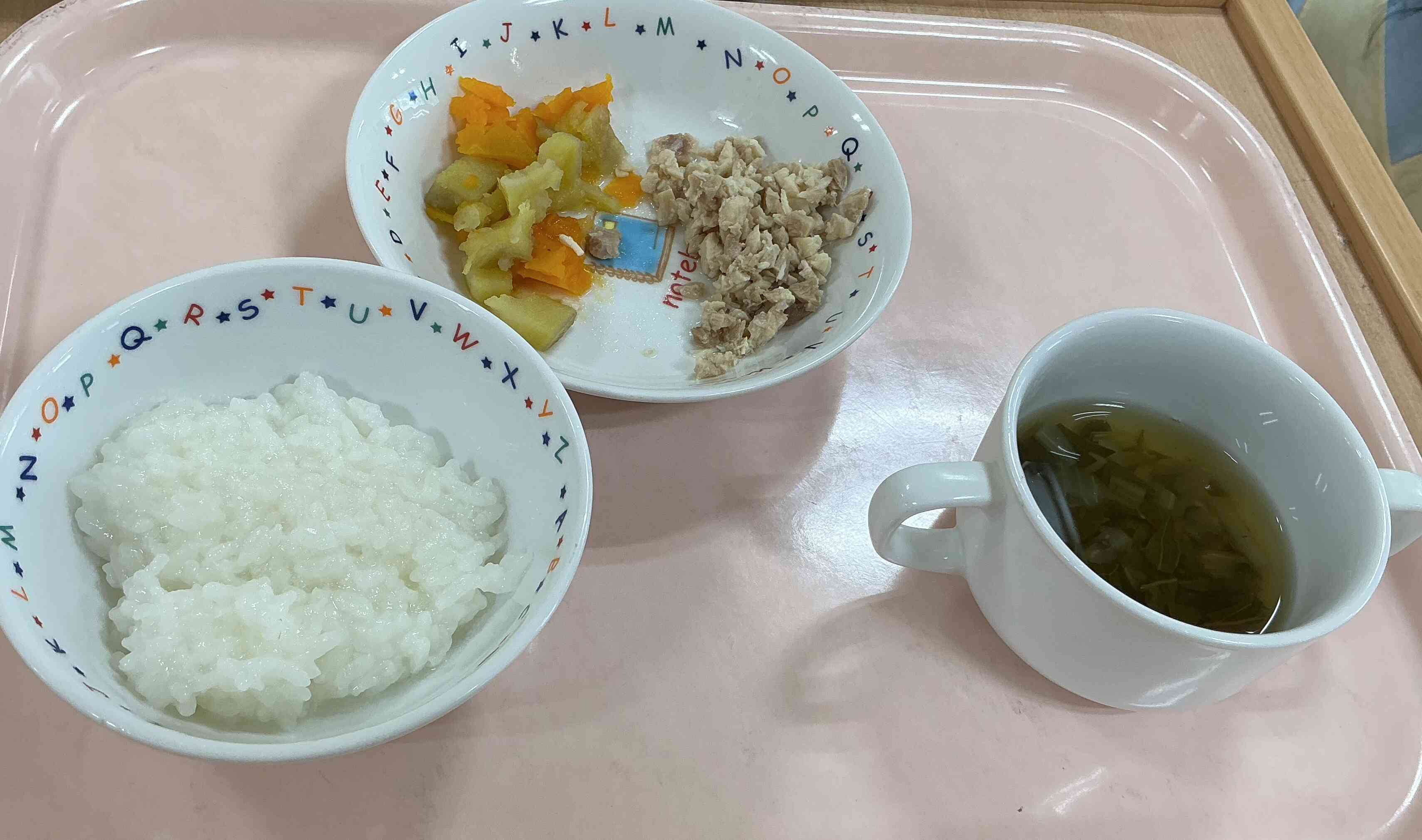 本日のメニュー（中期食）9月25日