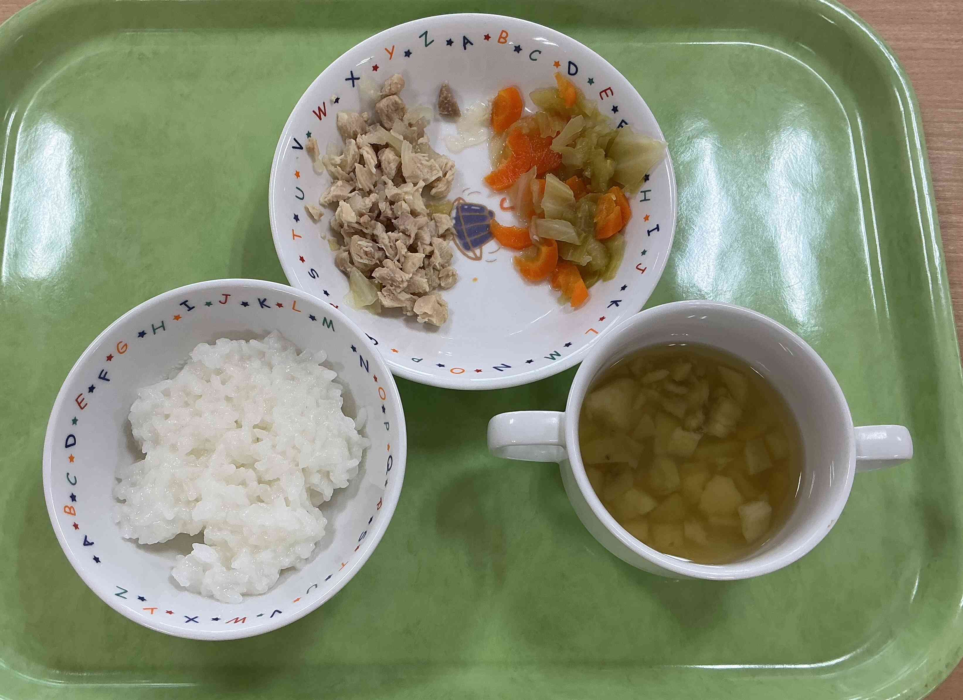 本日のメニュー（中期食）9月30日