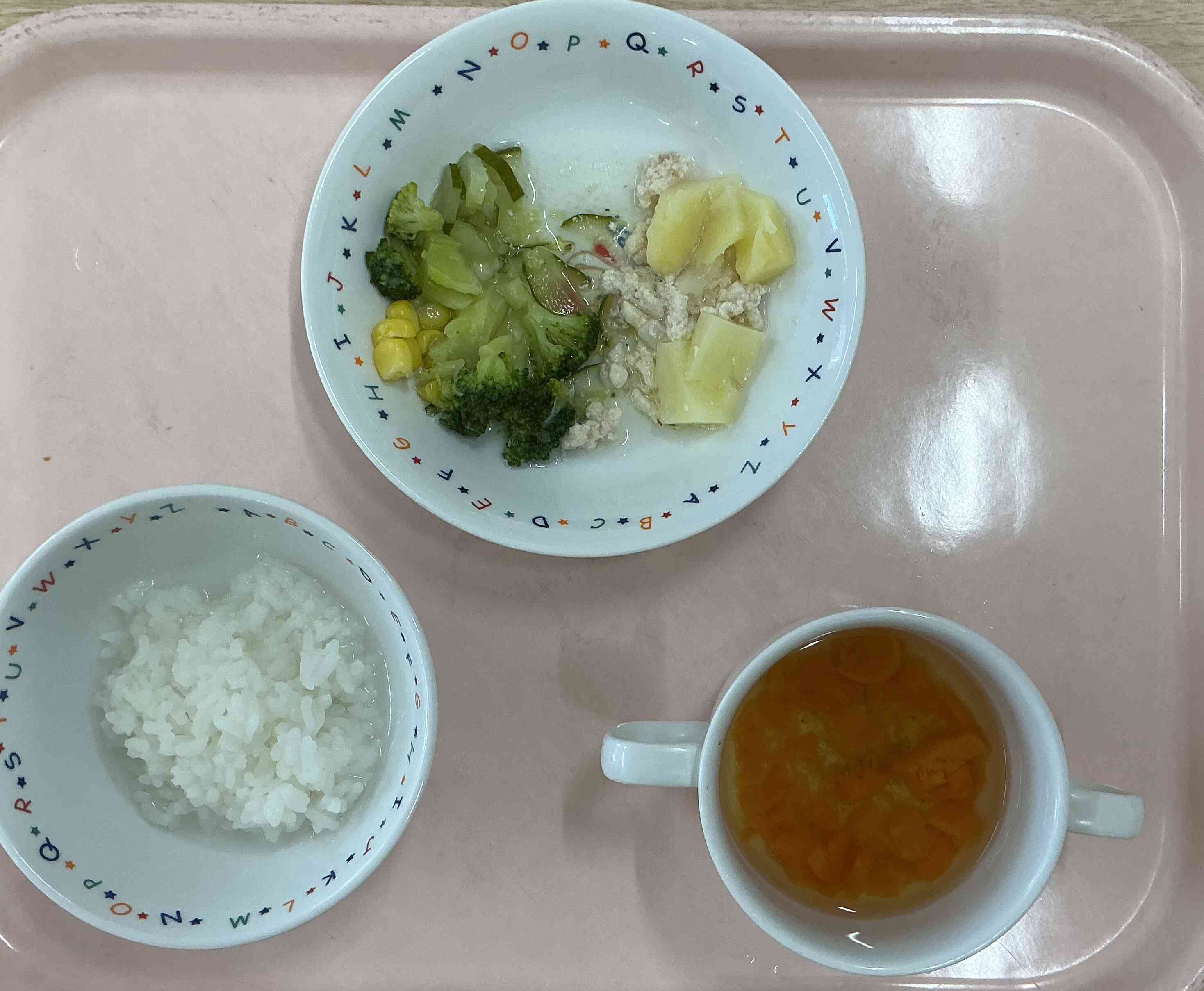 本日のメニュー（中期食）９月１７日