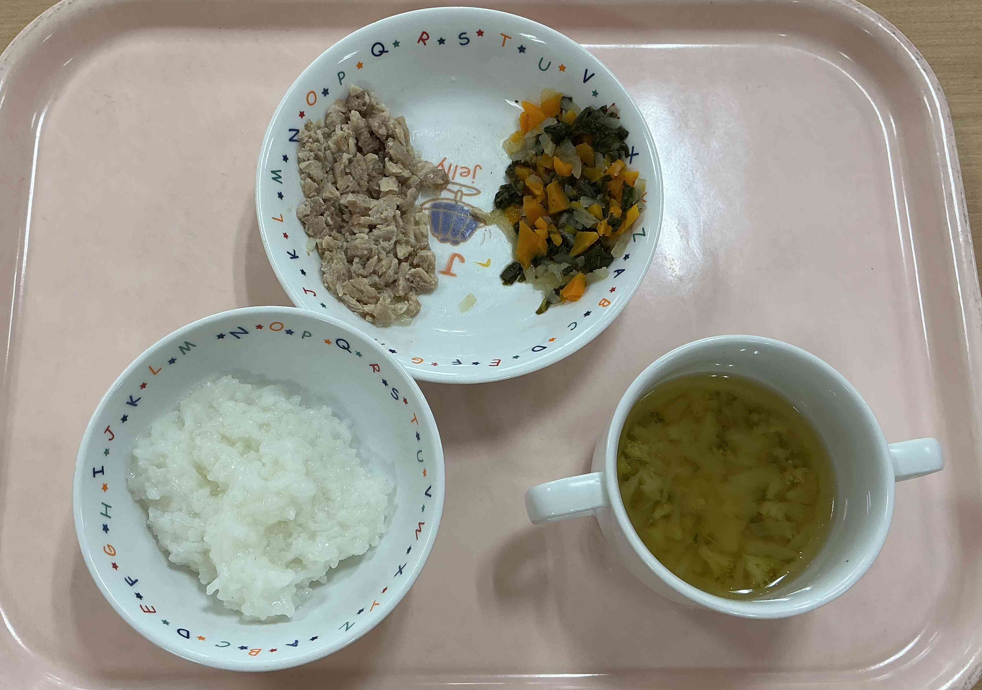 本日のメニュー（中期食）９月１８日