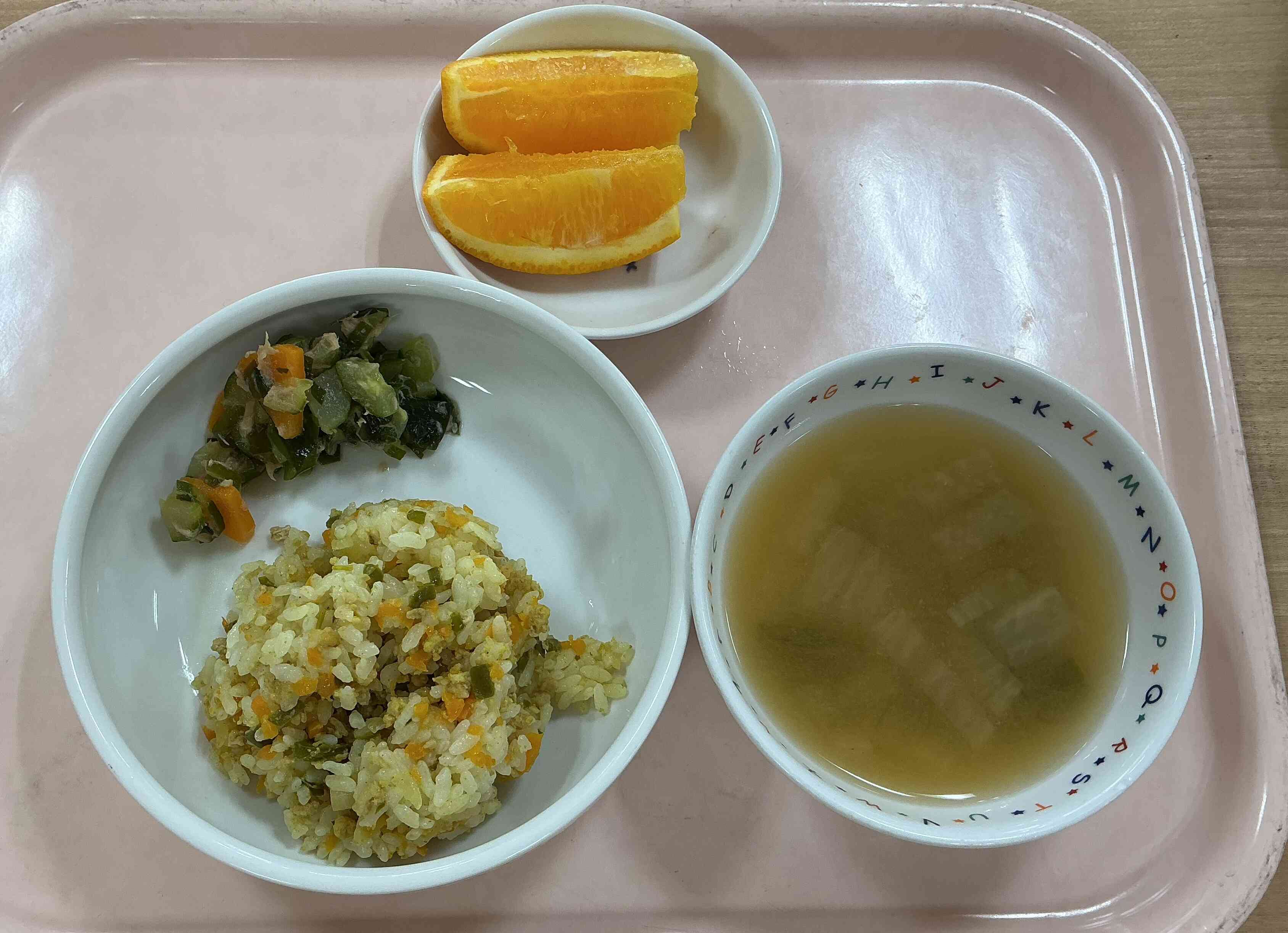 本日のメニュー（9月14日）